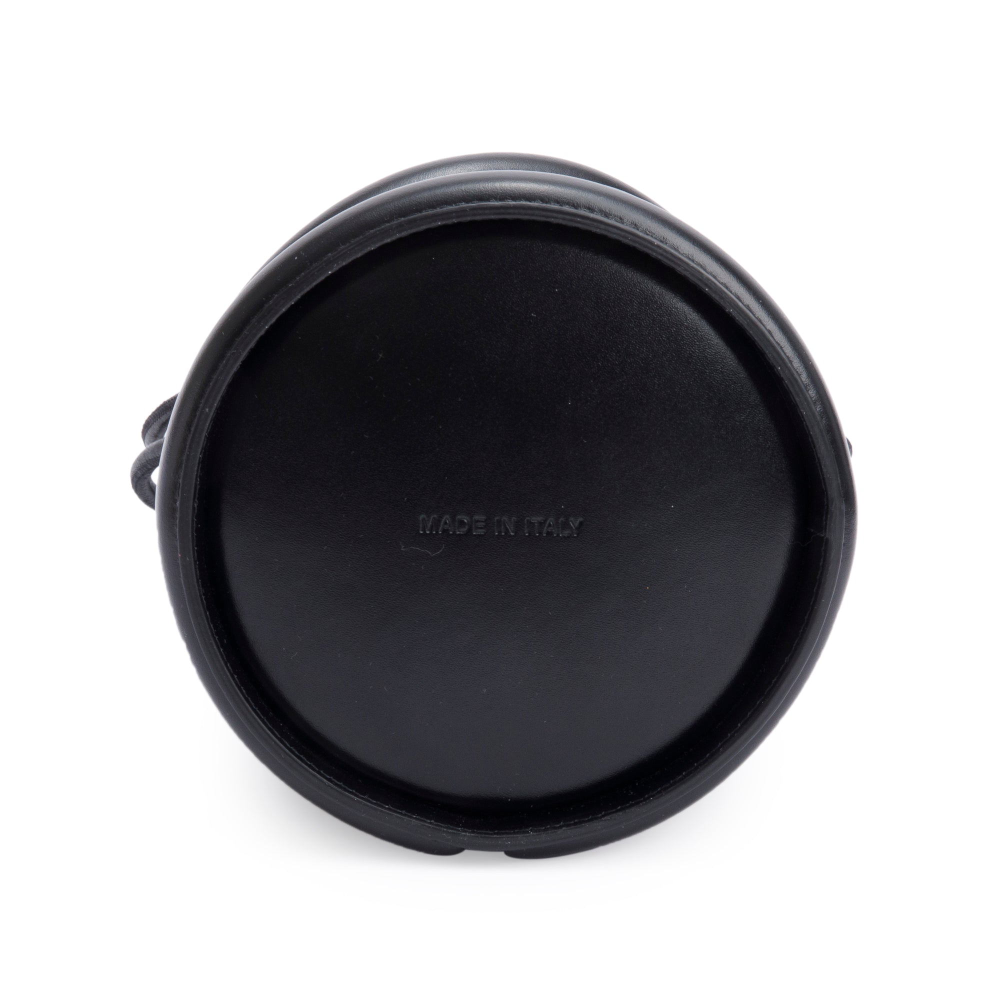 Alexander McQueen Black Calfskin Leather The Soft Curve Bucket Bag w/ Box