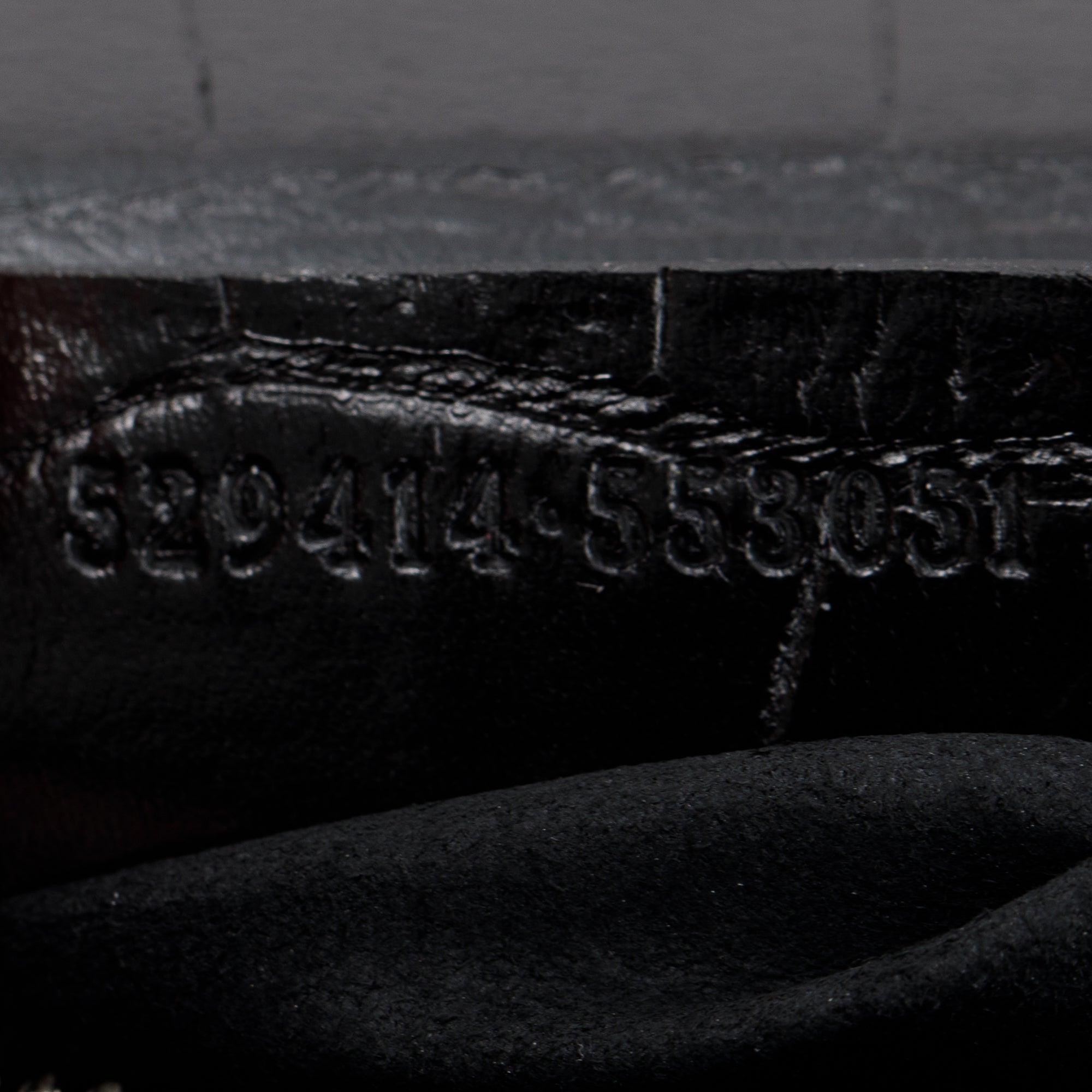 Alexander McQueen Black Croc Embossed Medium Jewelled Satchel