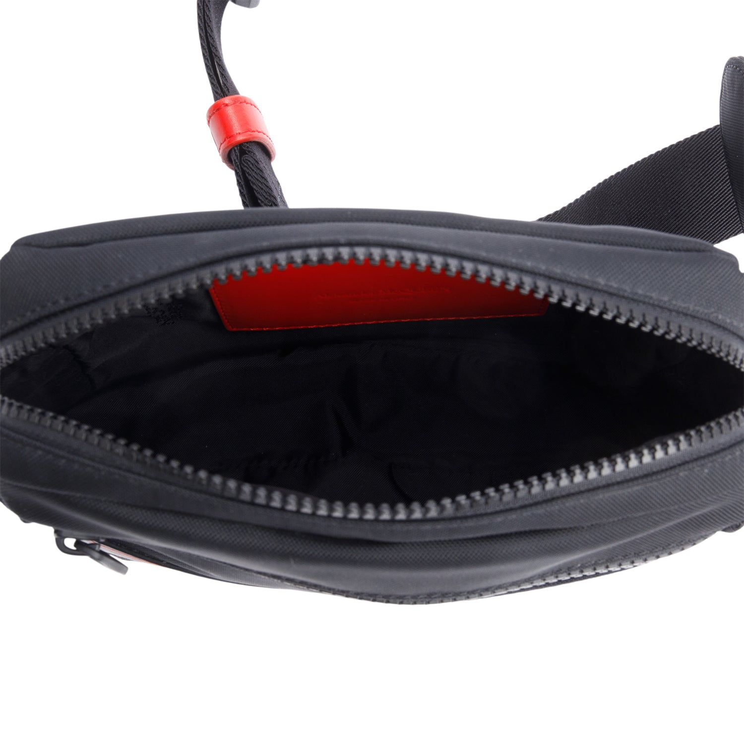 Alexander McQueen Black Nylon Logo Belt Bag