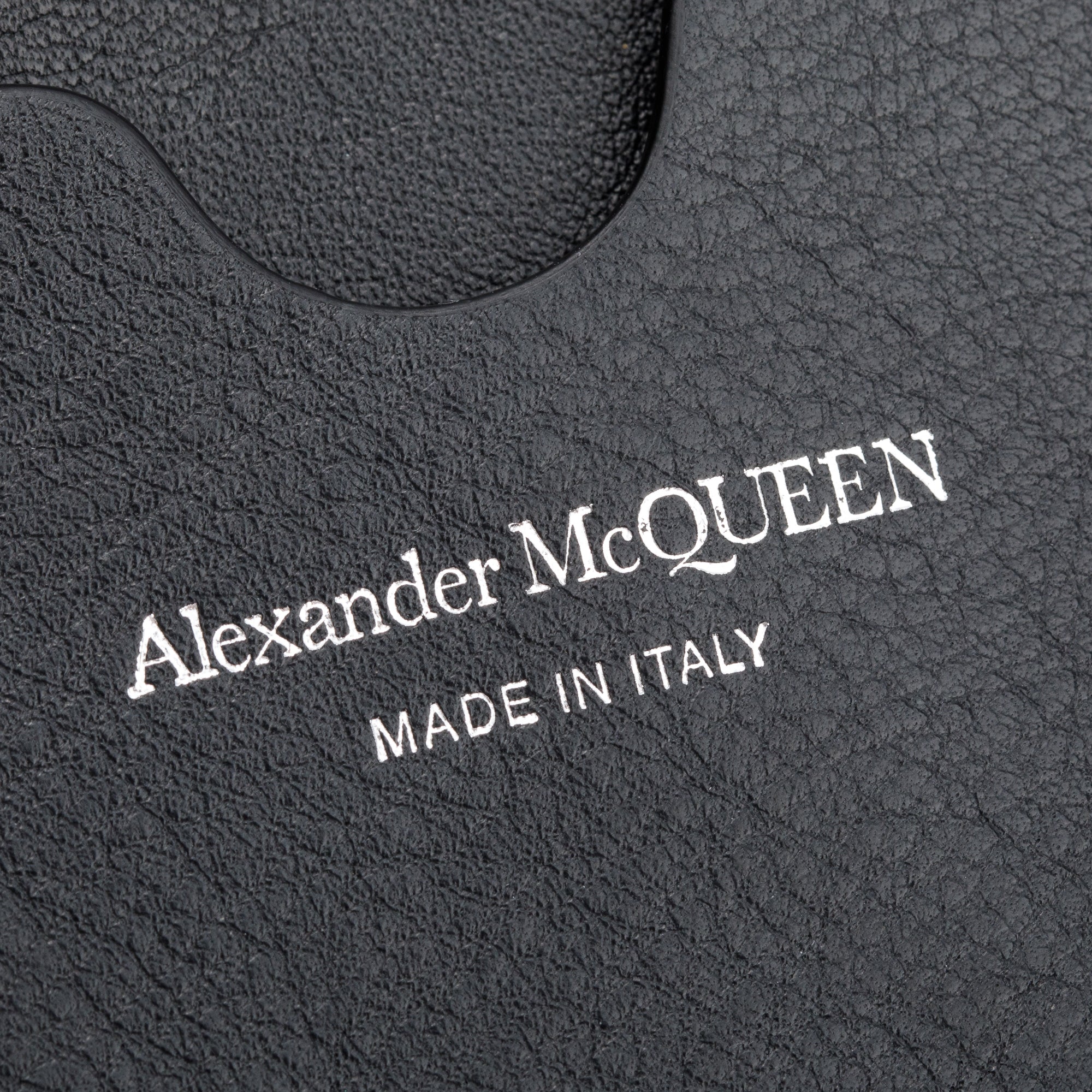 Alexander McQueen Black & White Calfskin Leather Large Bow Tote w/ Pouch