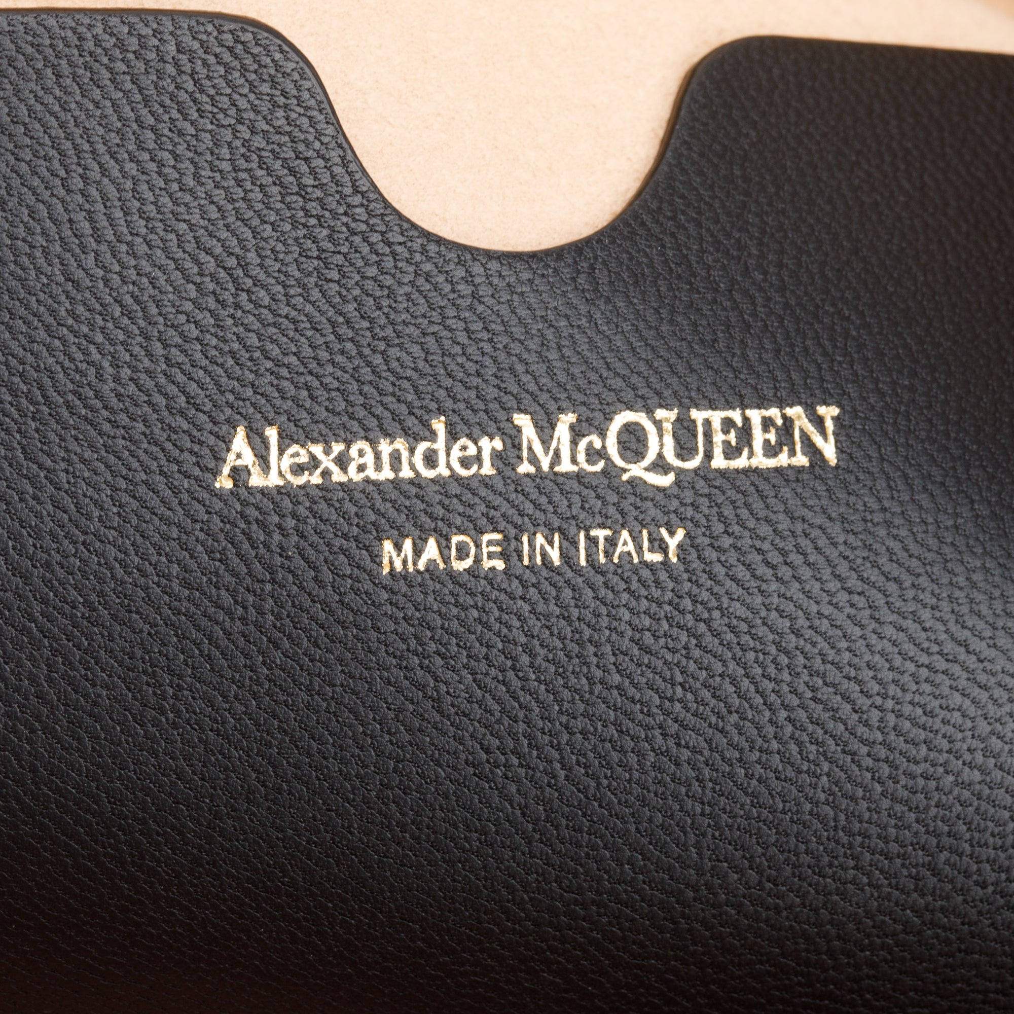 Alexander McQueen Orange Suede Skull Four Ring Soft Clutch