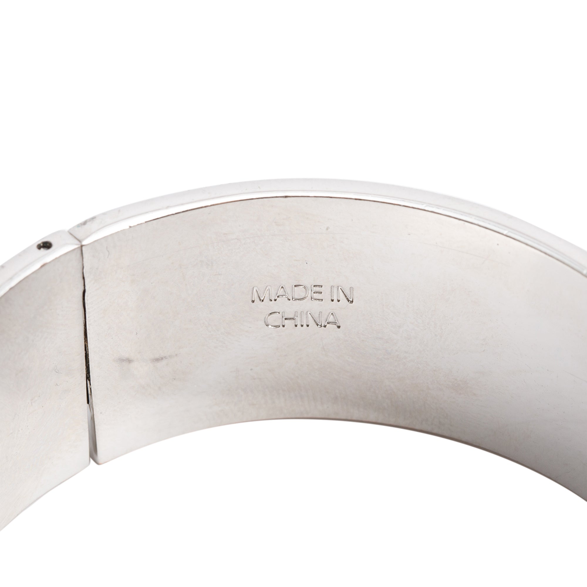 Alexander Mcqueen Enamel Skull Bangle