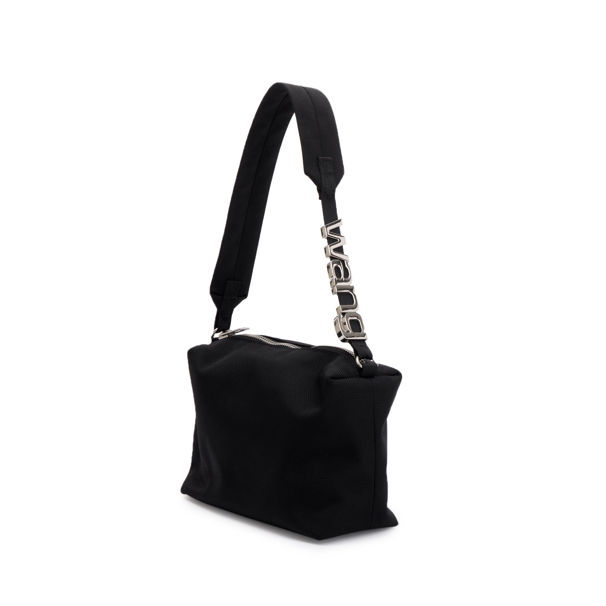 Alexander Wang Black Nylon Heiress Shoulder Bag