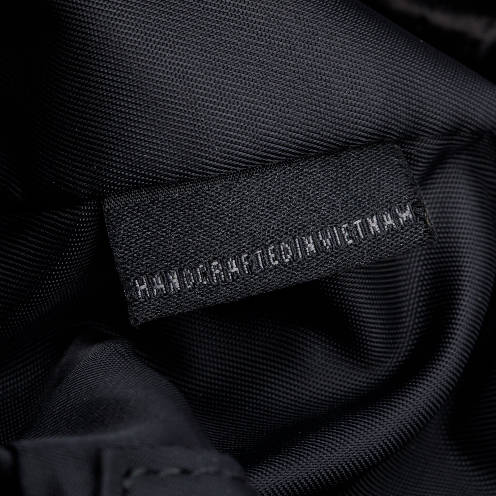 Alexander Wang Black Satin Calfskin Leather Small Ryan Drawstring Bag