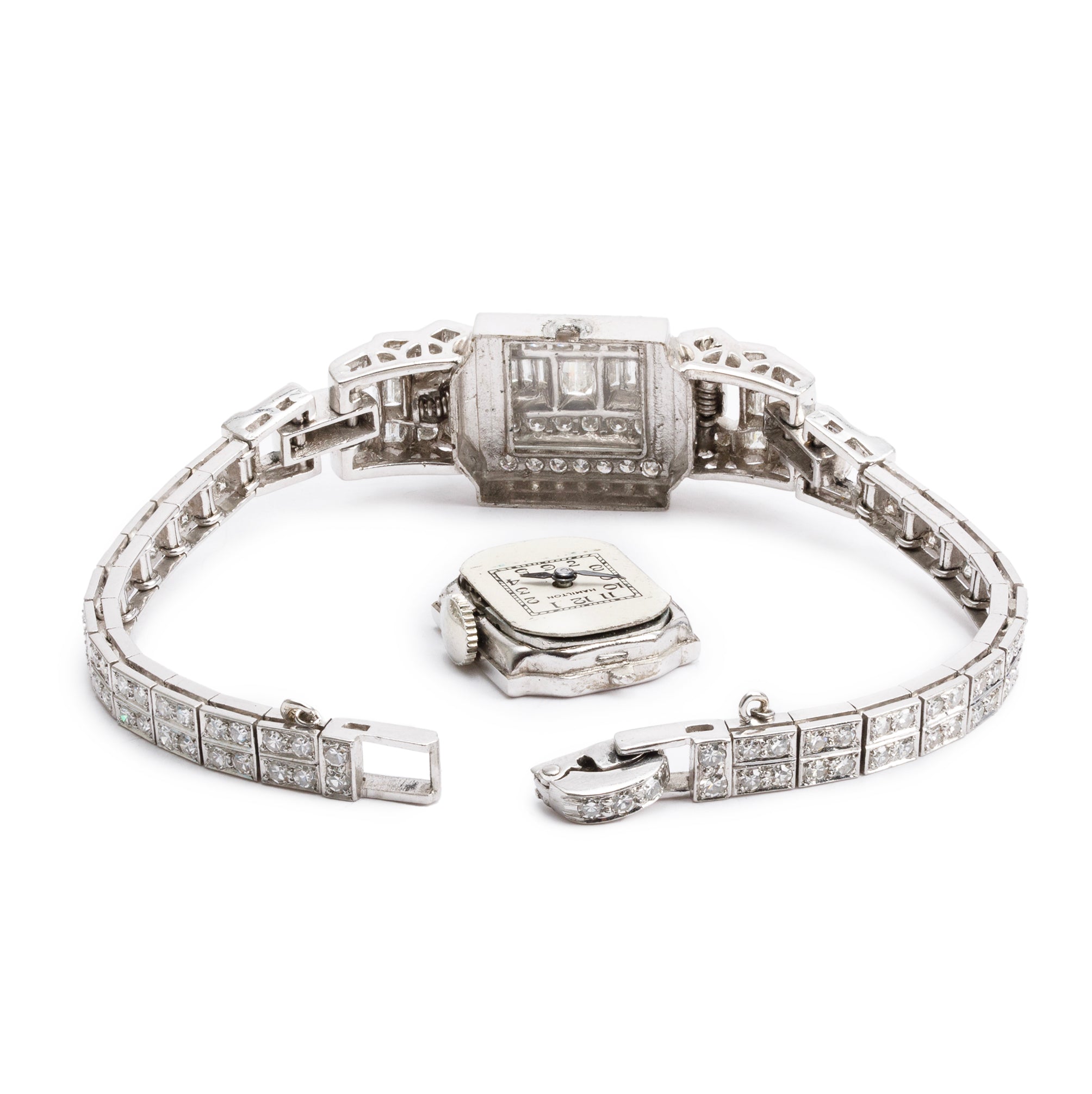 Antique Platinum & Diamond Watch