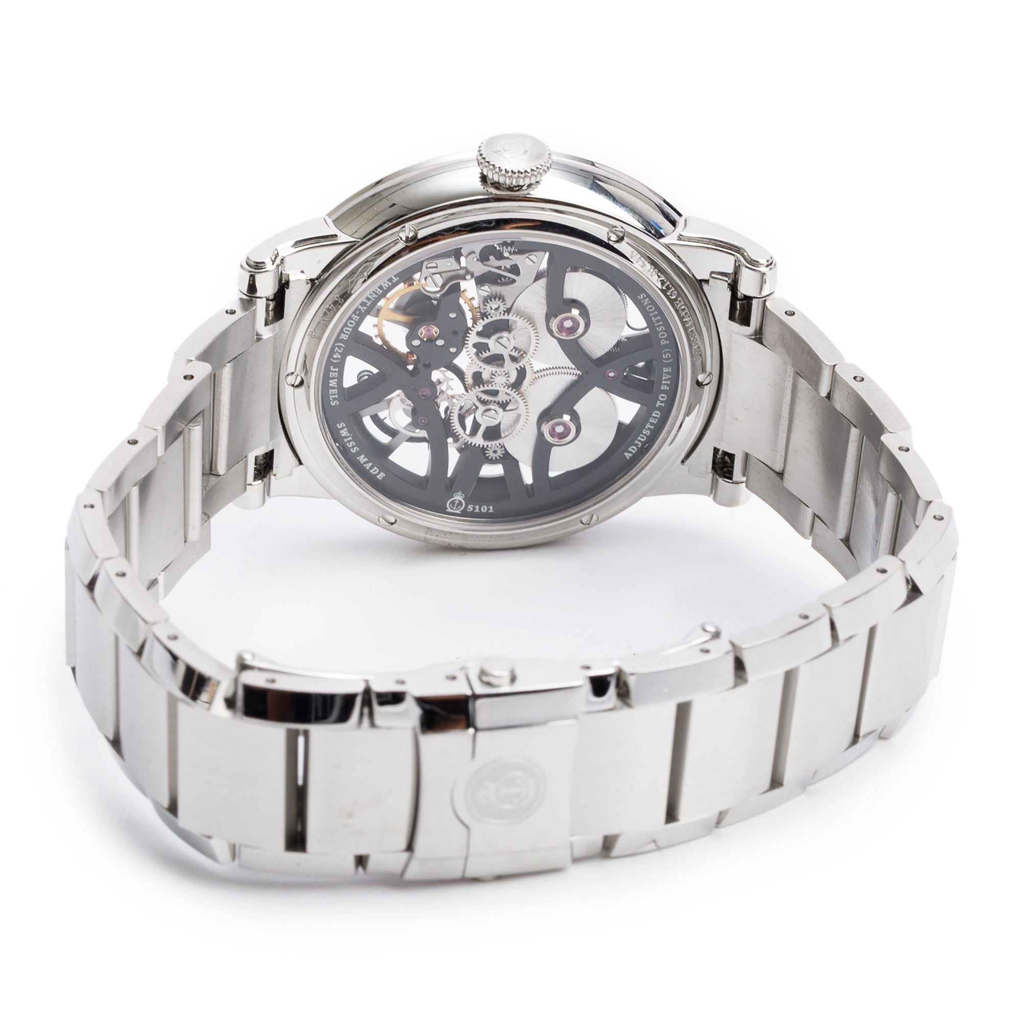 Arnold & Son Stainless Steel Nebula 41 MM Manual Watch