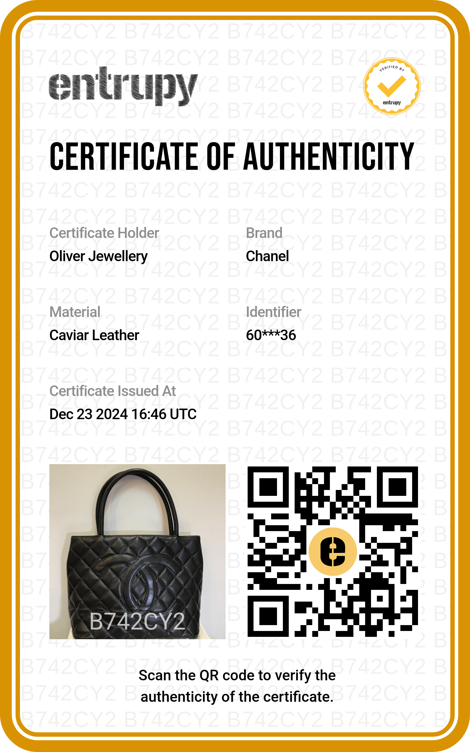 Chanel Vintage Black Caviar Leather Medallion Tote w/ Authenticity Card