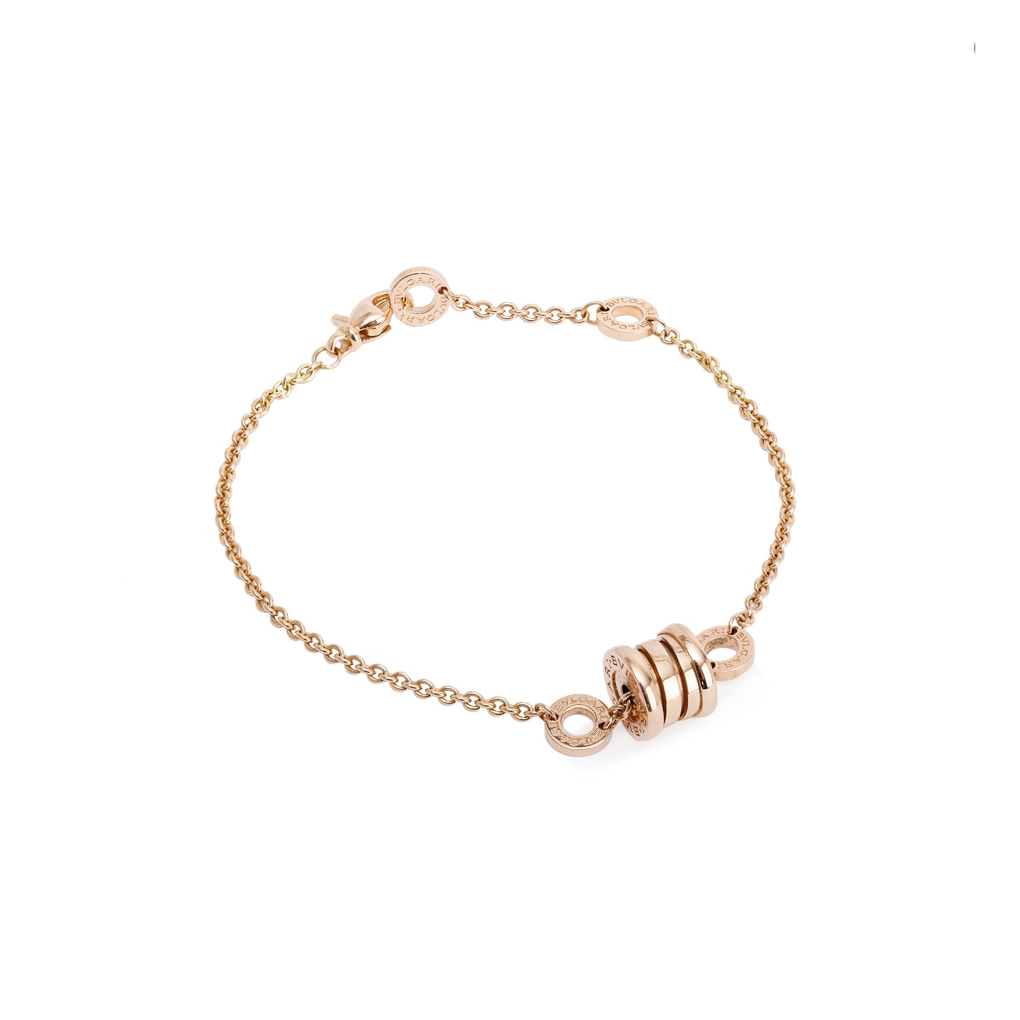 BVLGARI 18k Rose Gold B.Zero1 Bracelet