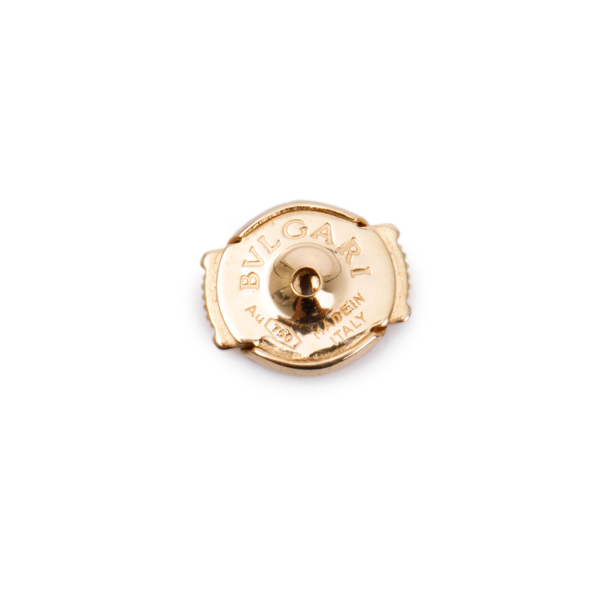 BVLGARI 18k Rose Gold B.Zero1 Hoop Earrings w/ Box