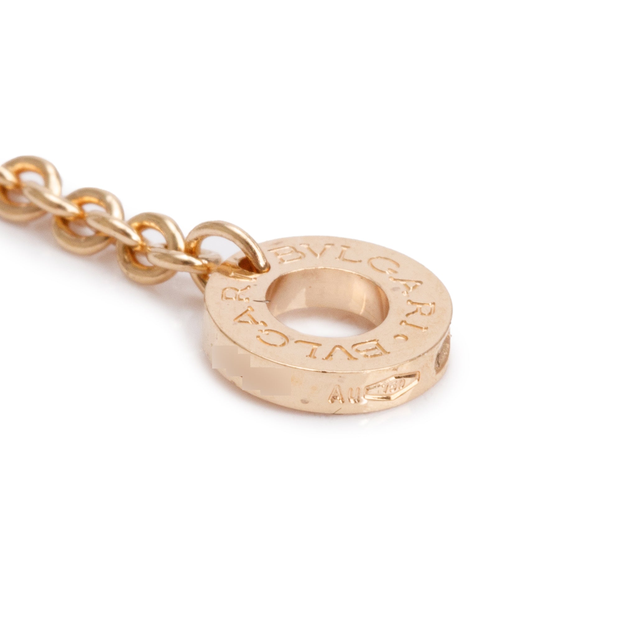 BVLGARI 18k Rose Gold Diva's Dream Diamond Flower Pendant Necklace