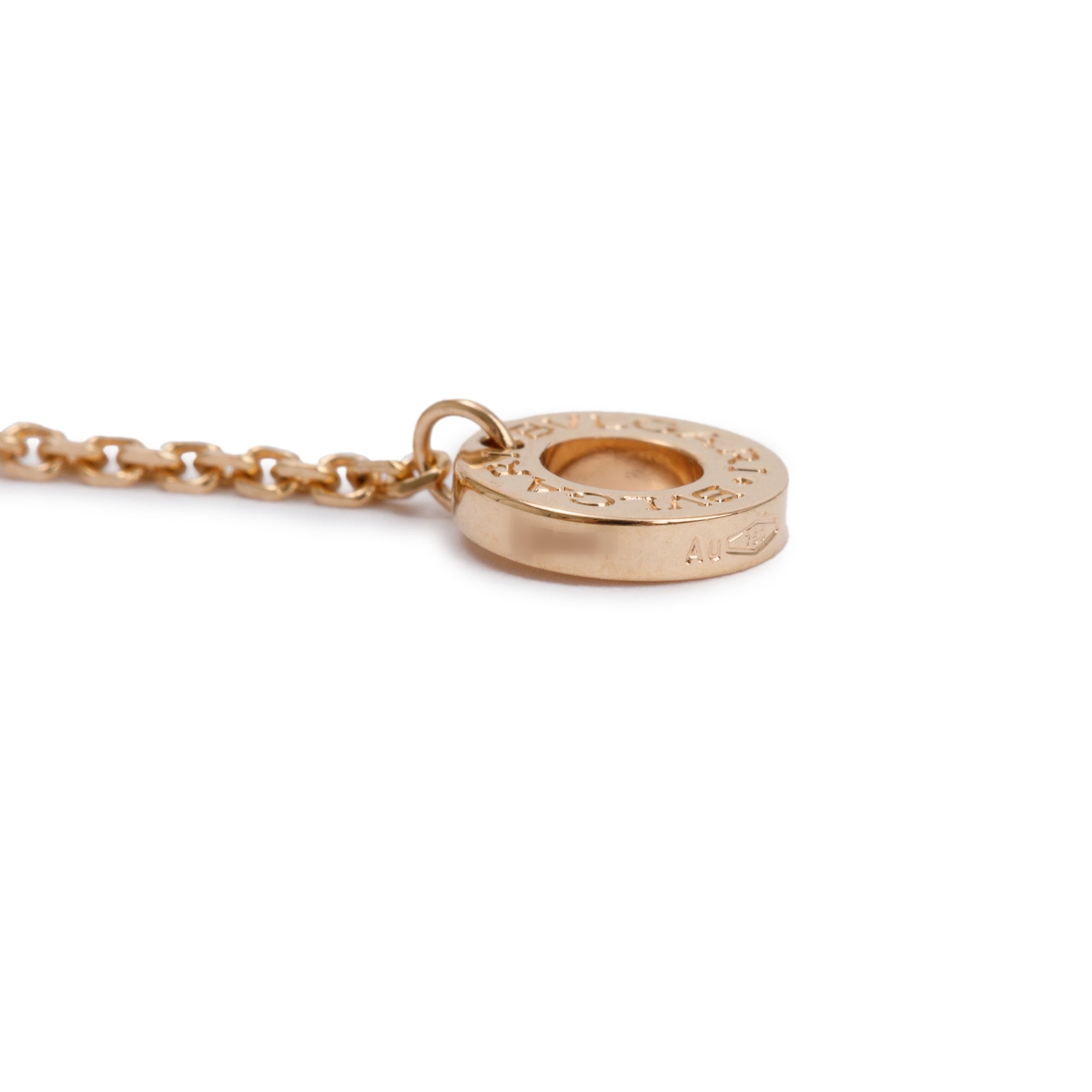 BVLGARI 18k Rose Gold Pink Sapphire & Diamond Diva's Dream Pendant Necklace