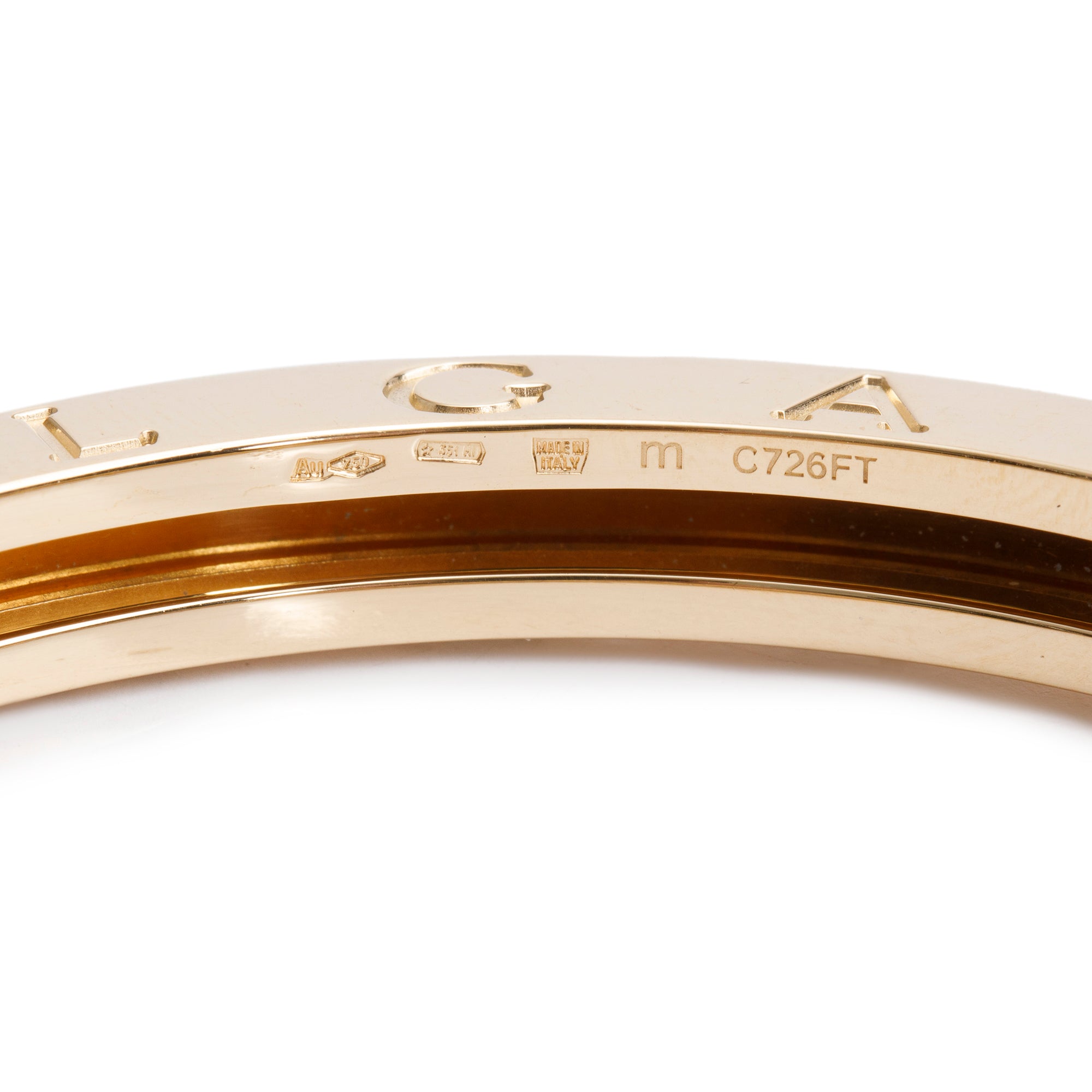 BVLGARI 18k Yellow Gold B.Zero1 Bracelet