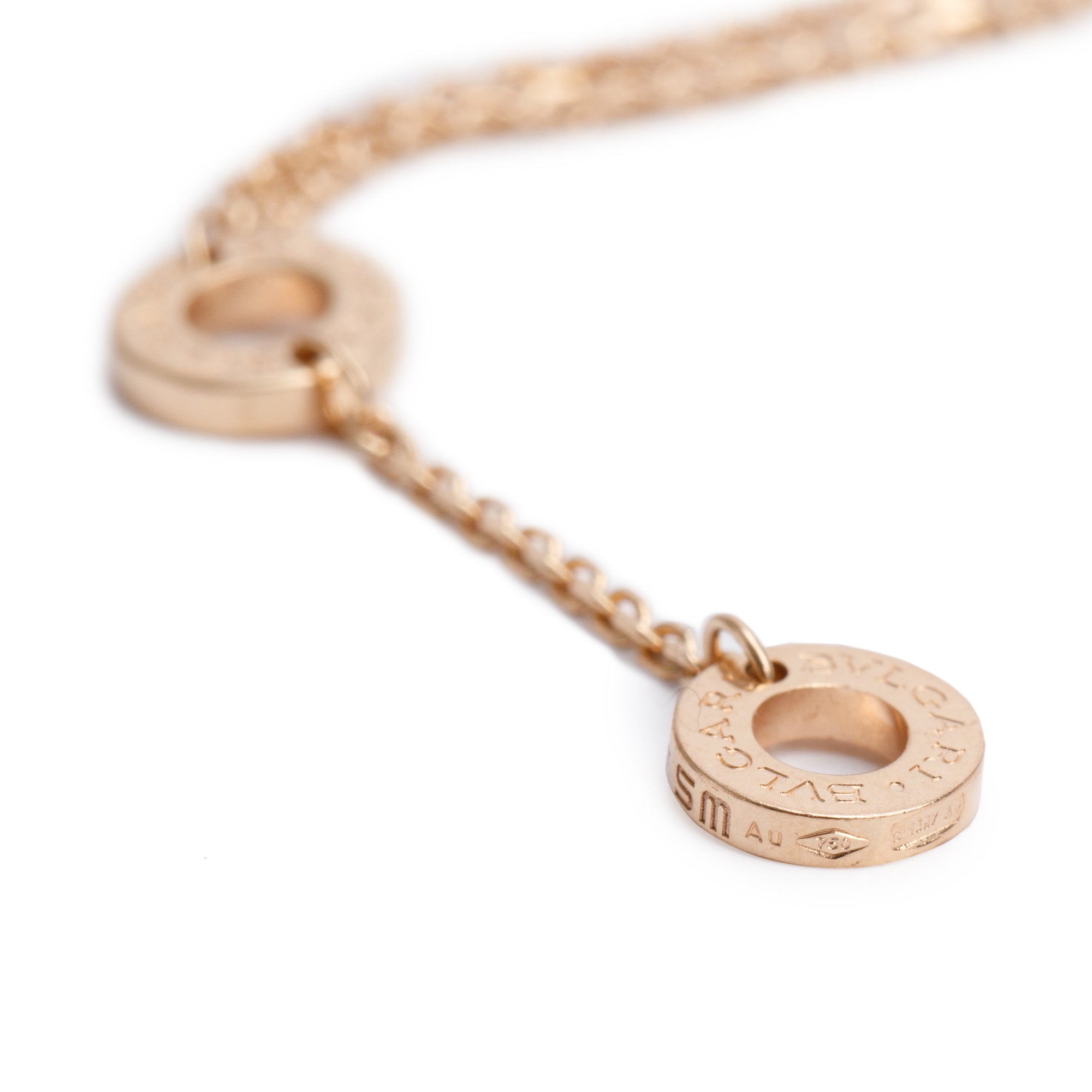 BVLGARI 2024 18k Rose Gold Pave Diamond Diva's Dream Bracelet w/ Pouch & Certificate