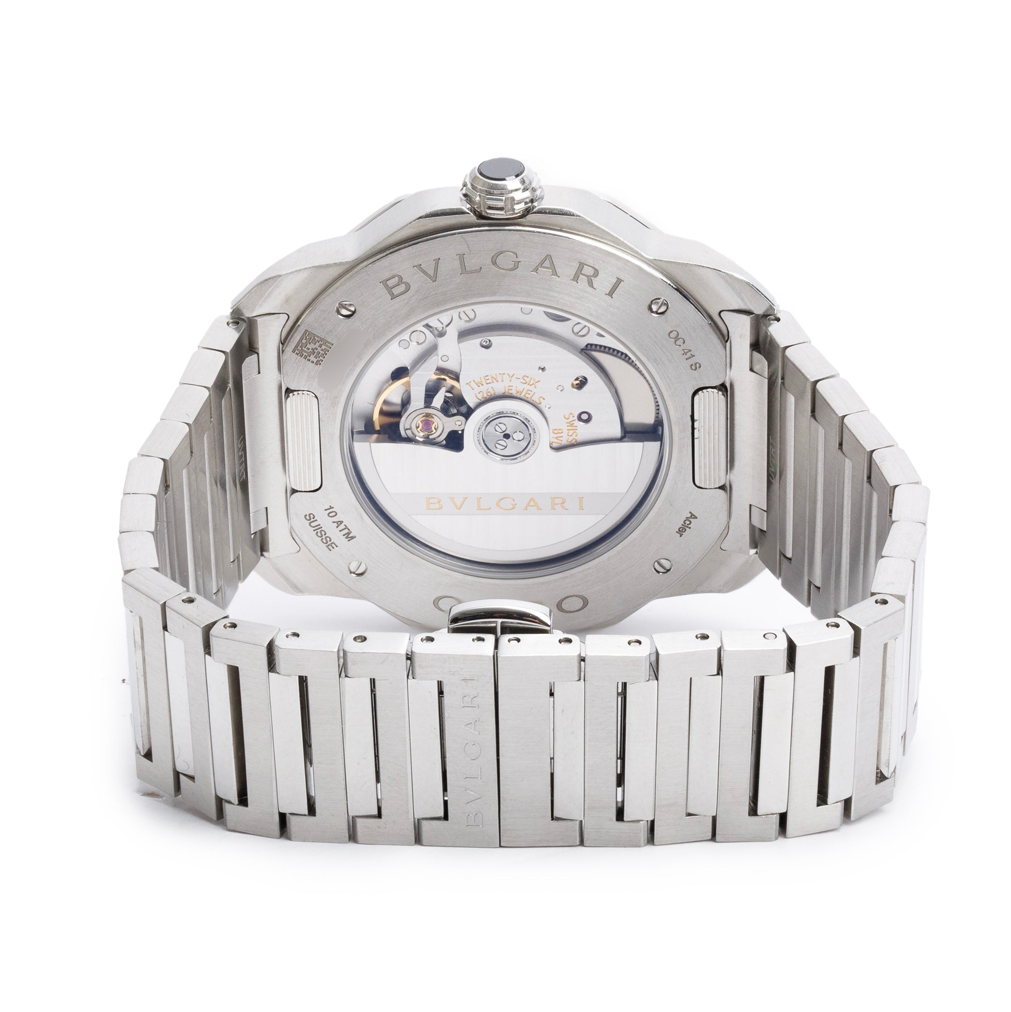 BVLGARI 2024 Stainless Steel Octo Roma 41 MM Automatic Watch Blue Dial w/ Box, Receipt, Certificate & Extra Strap