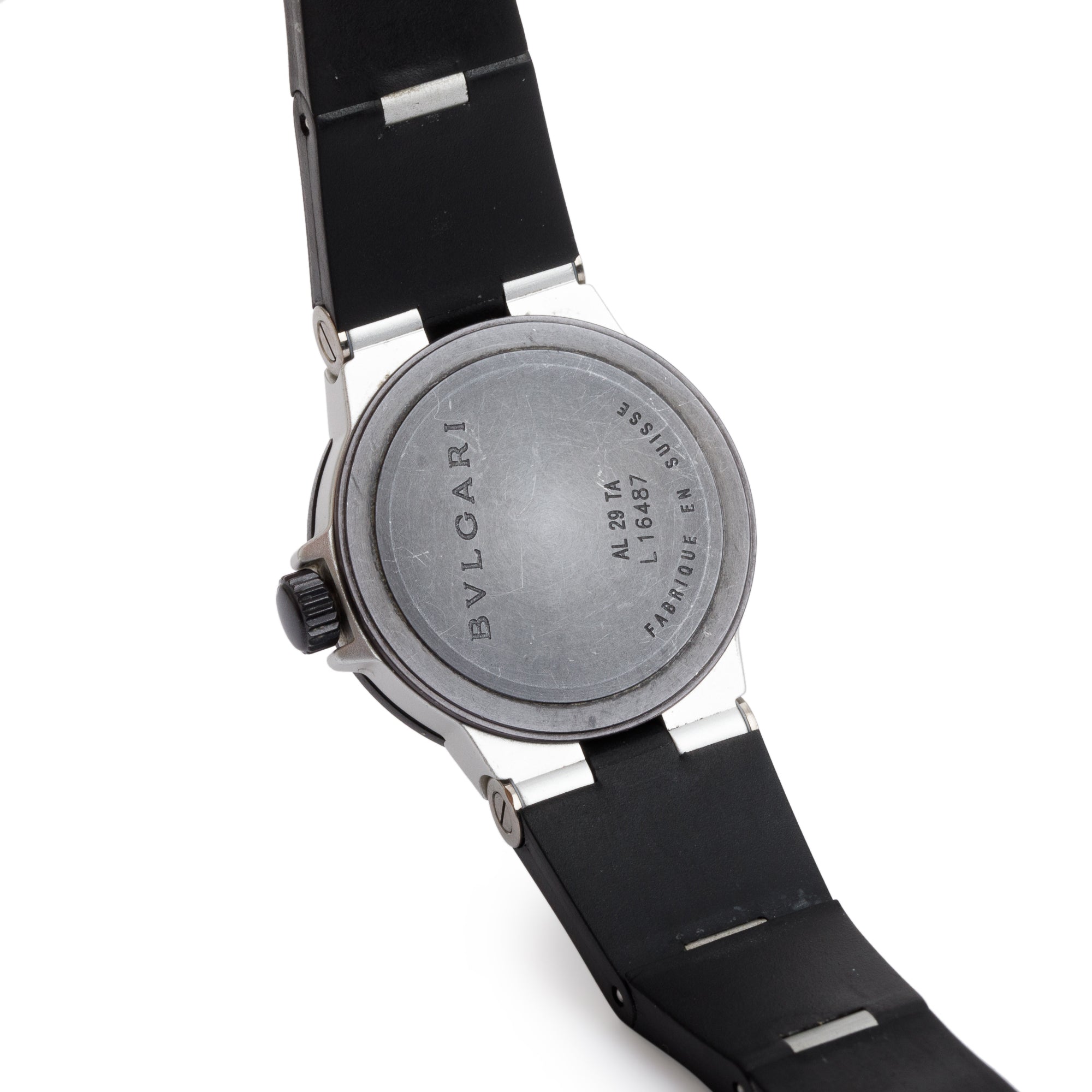 BVLGARI Aluminum Diagono 29 MM Quartz Watch w/ Box & Papers