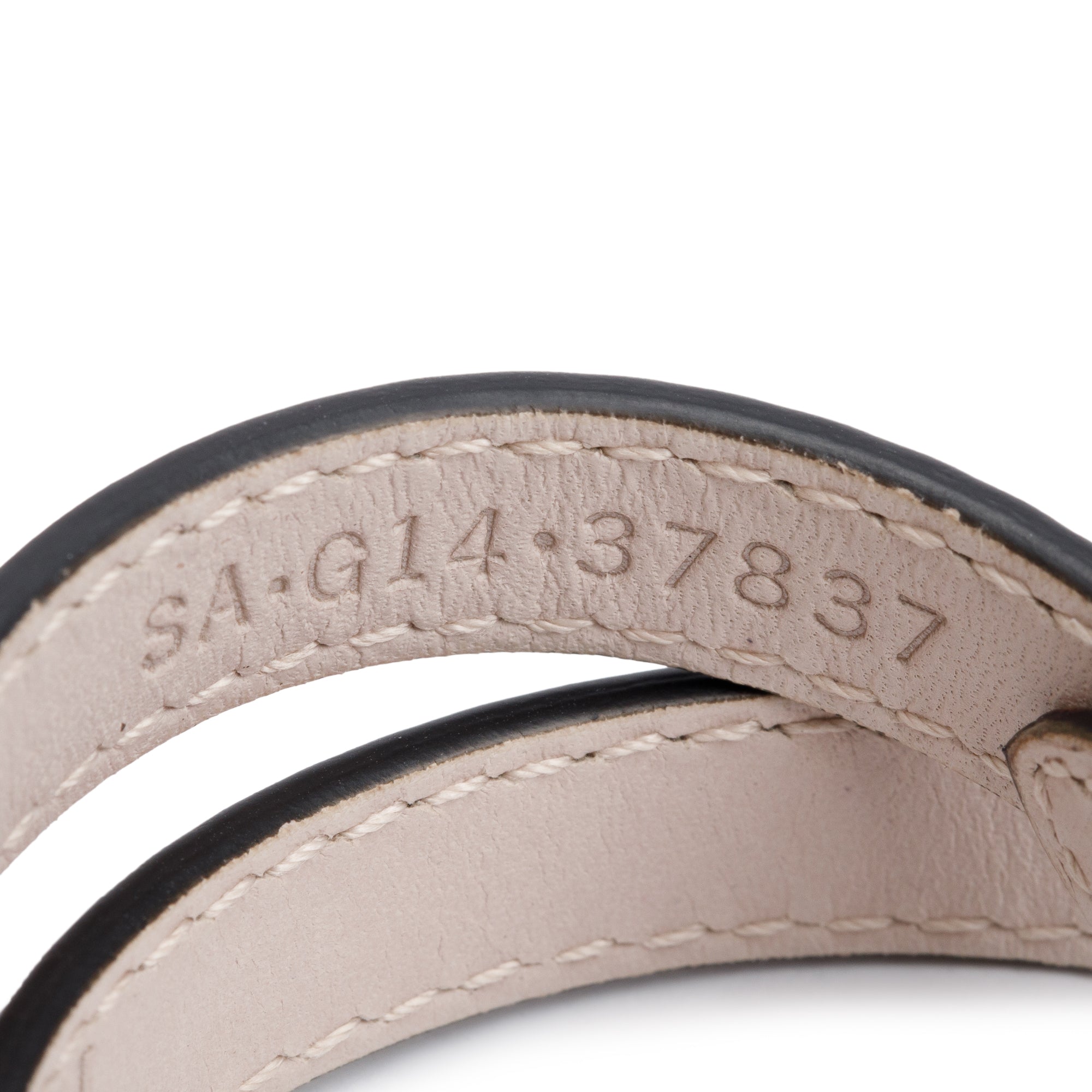 BVLGARI Serpenti Forever Double Coil Pink Leather Bracelet w/ Box