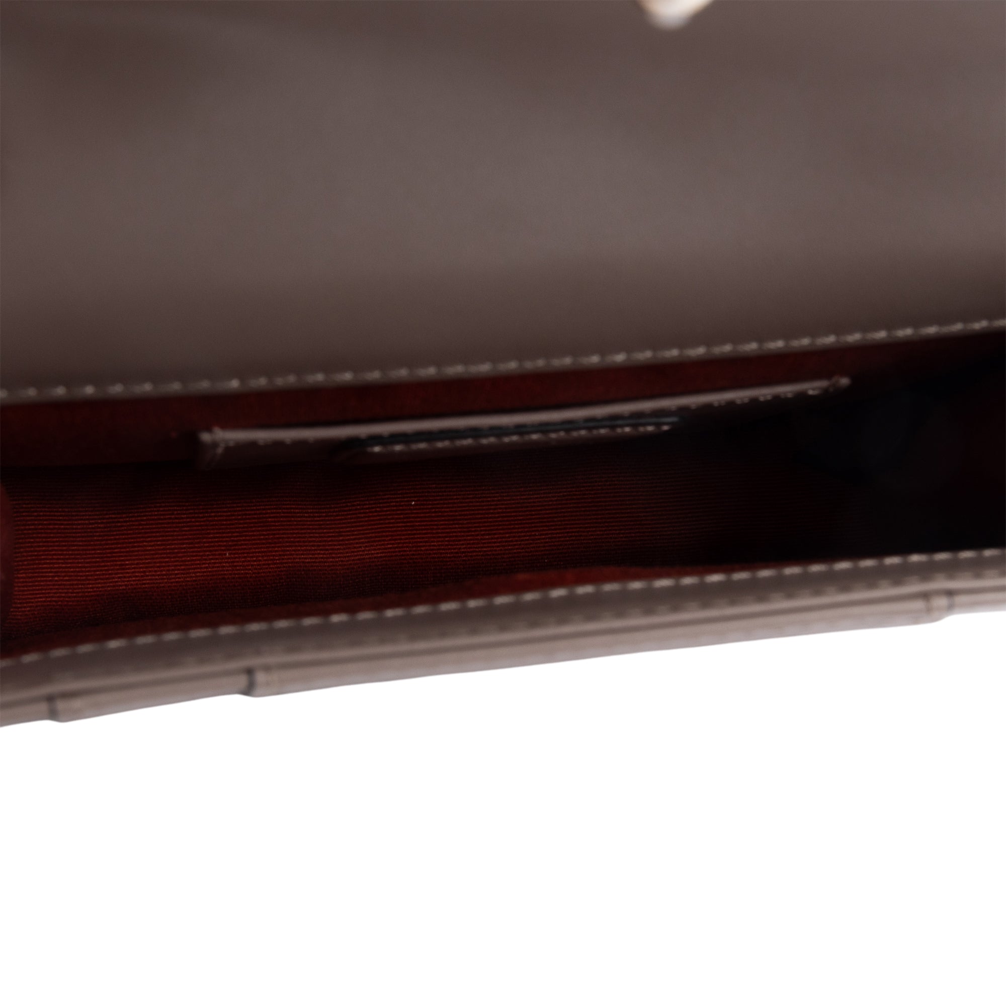 BVLGARI Taupe Calfskin Leather Serpenti Forever Crossbody Bag