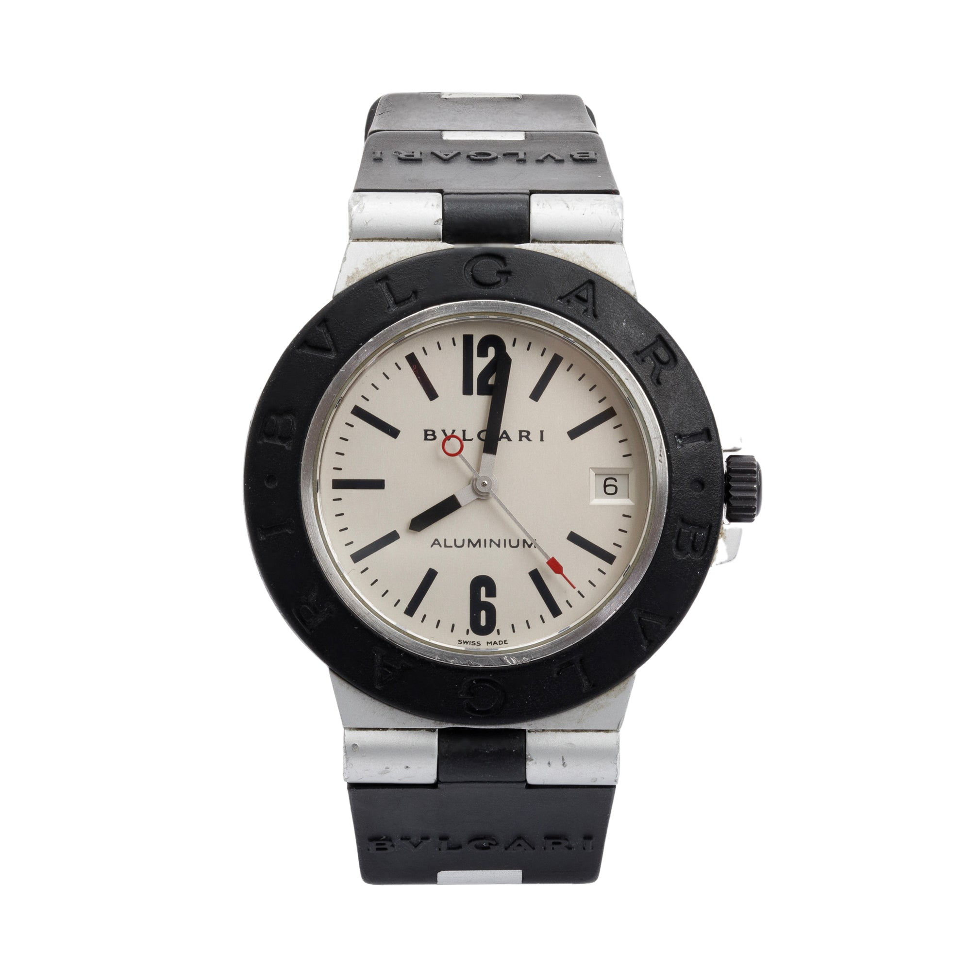 BVLGARI Titanium & Aluminum Diagono 38MM Automatic Watch