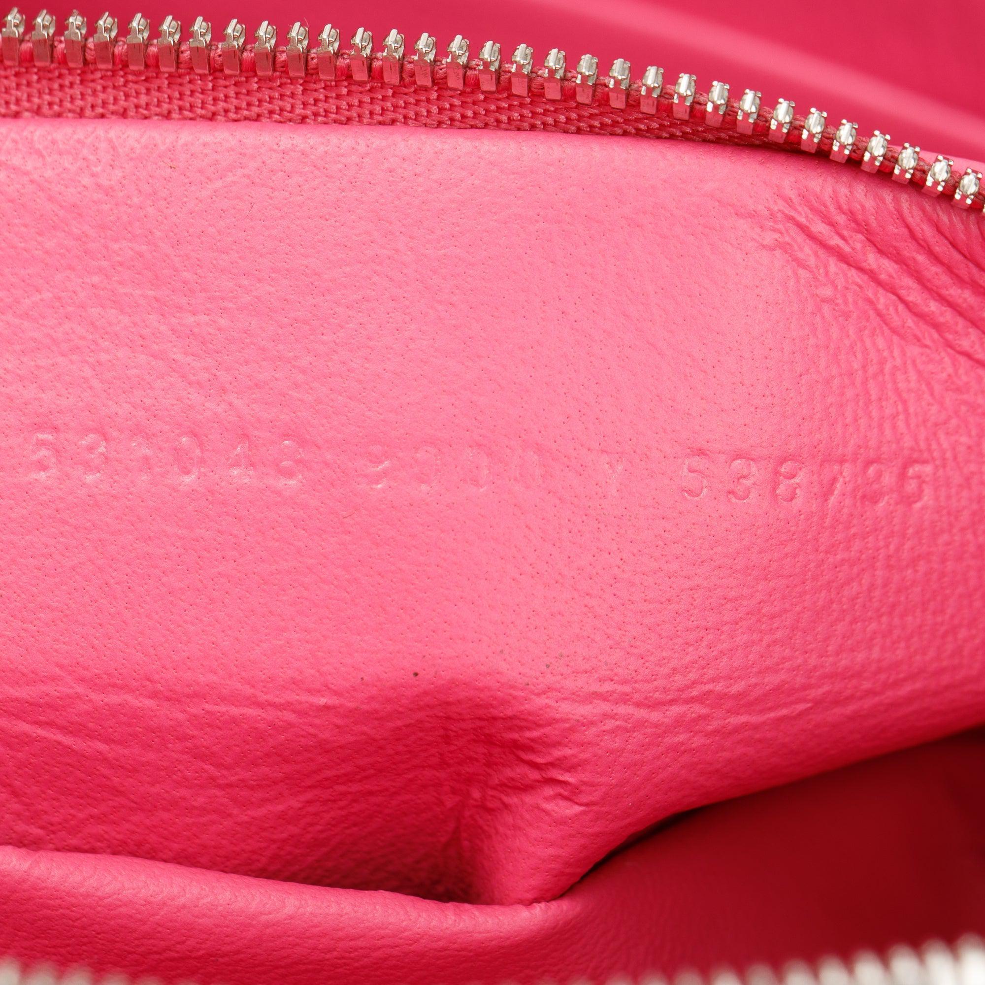 Balenciaga 2020 White Calfskin Leather Triangle S Duffle Bag w/ Strap & Receipt