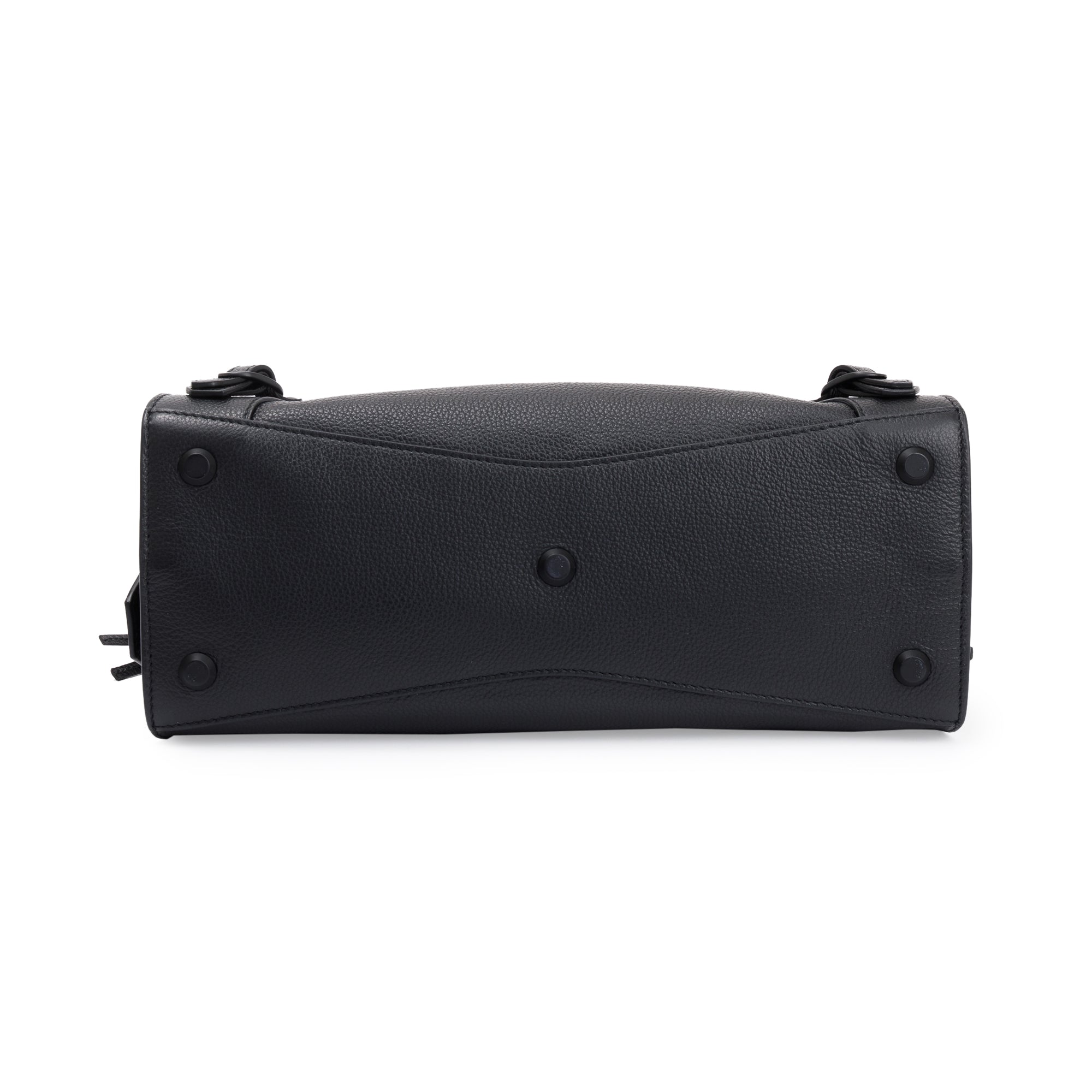 Balenciaga 2022 Black Calfskin Leather Small Neo Classic Top Handle Bag w/ Box & Receipt