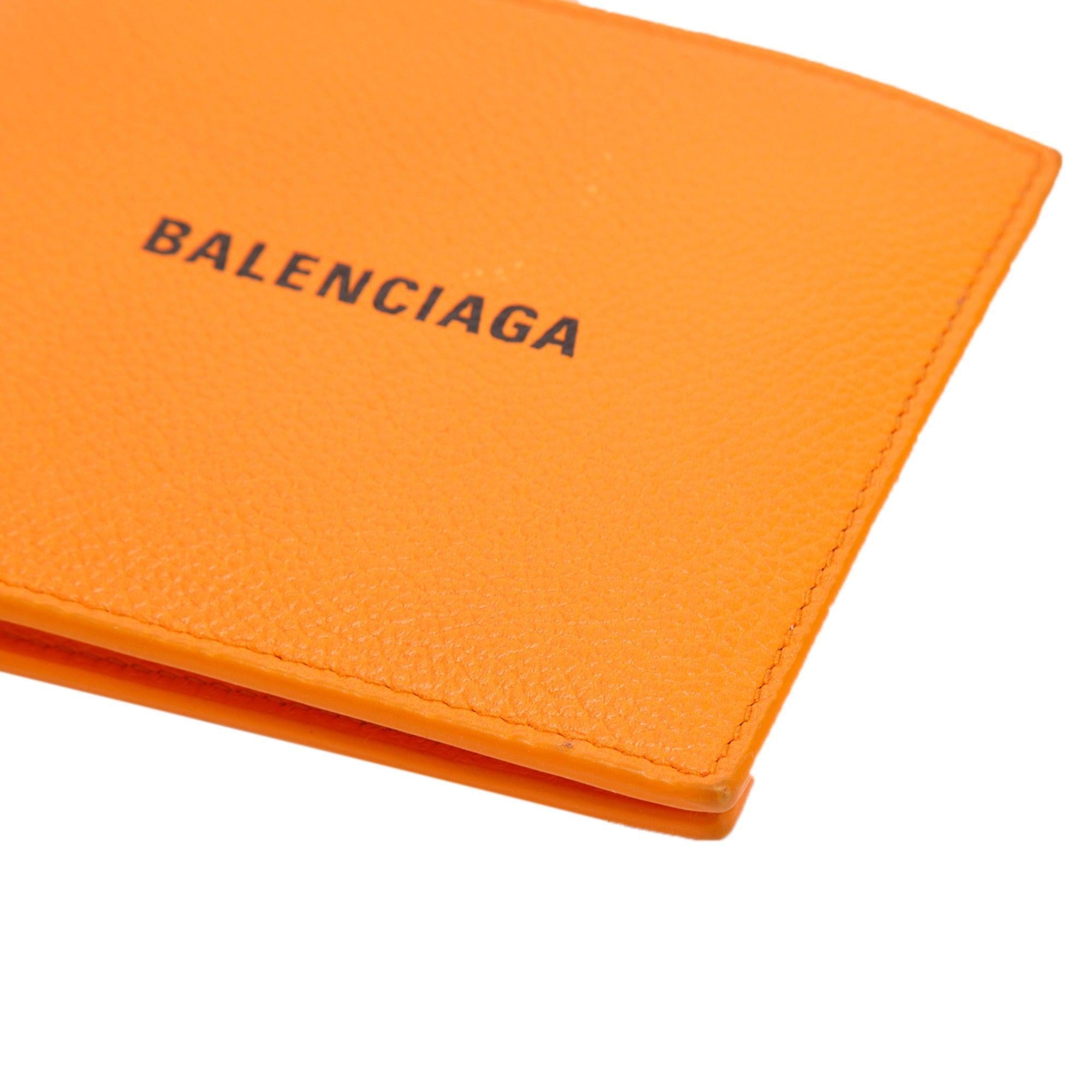 Balenciaga 2022 Cash Square Bifold Wallet w/ Box & Receipt