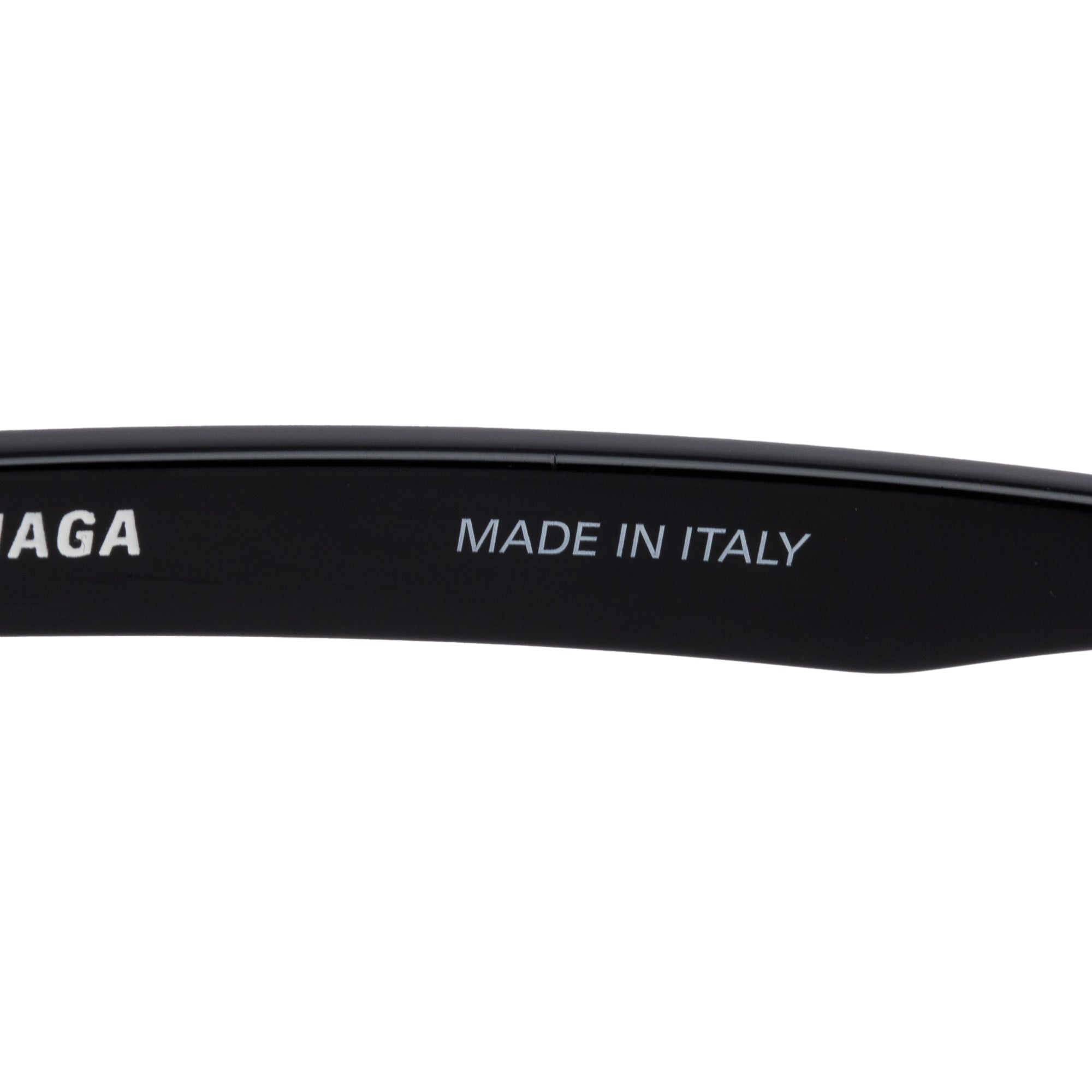 Balenciaga BB0046S Black Acetate Cat-Eye Sunglasses w/ Case