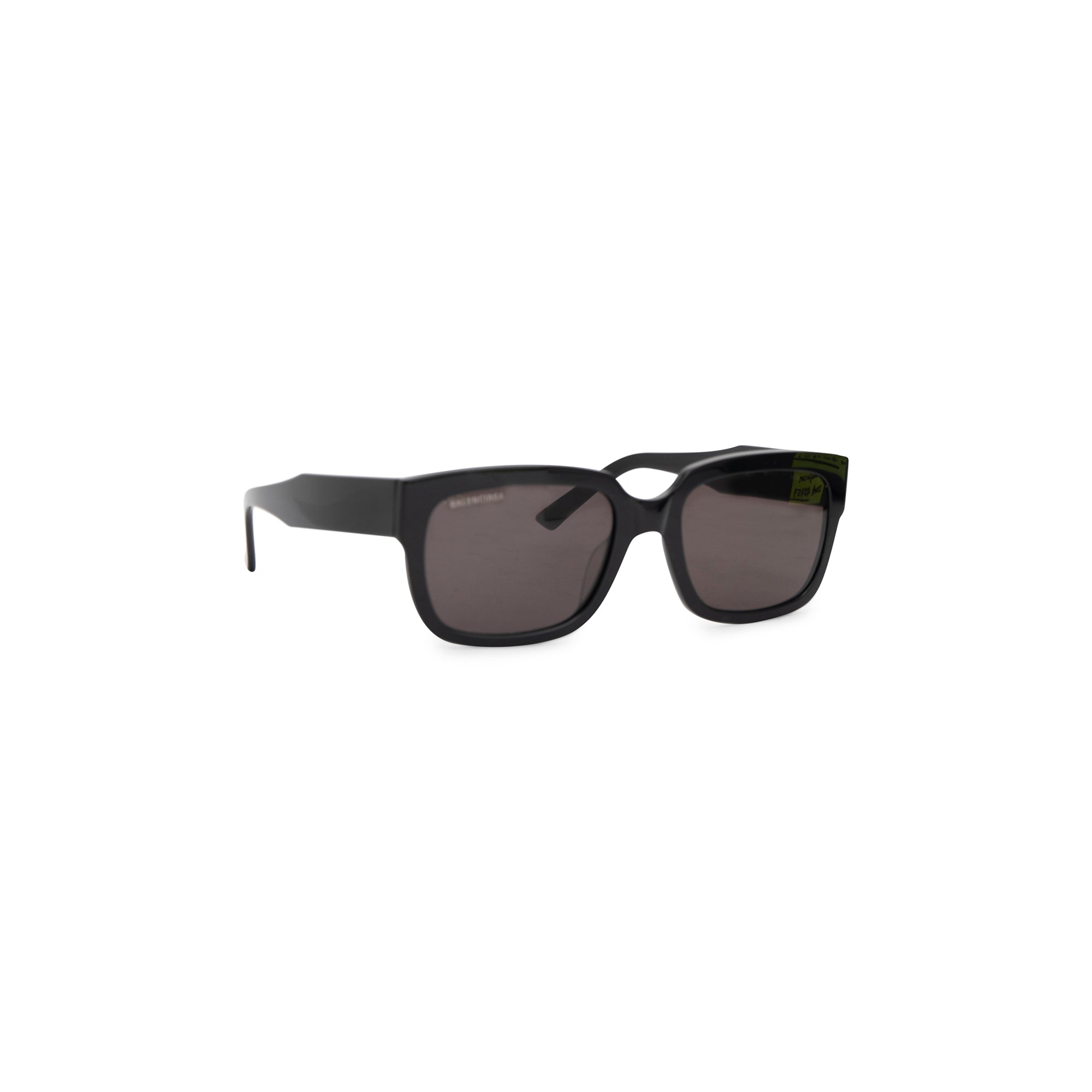 Balenciaga BB0049S Black Square Sunglasses w/ Case