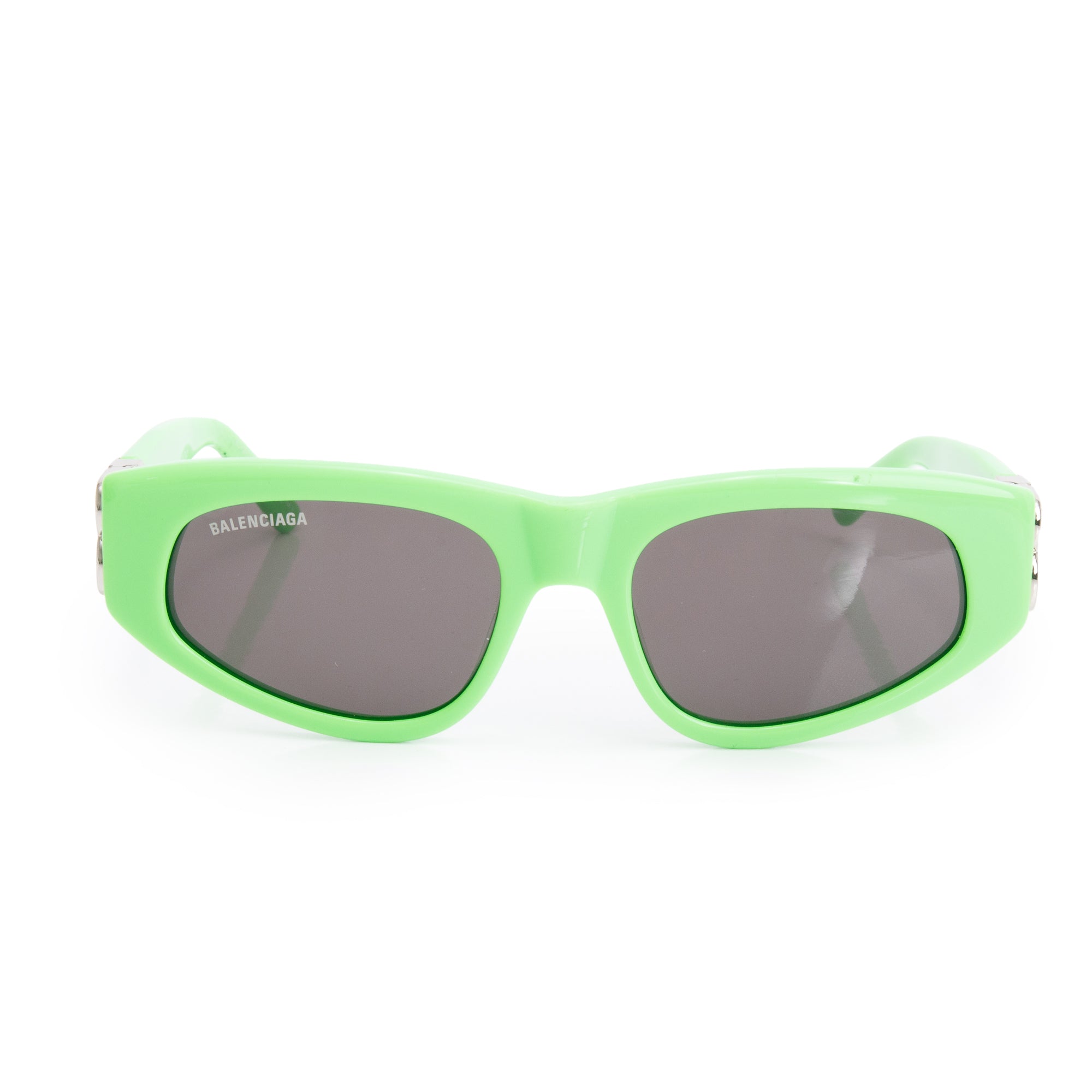 Balenciaga BB0095S Green Acetate Dynasty D-Frame Sunglasses