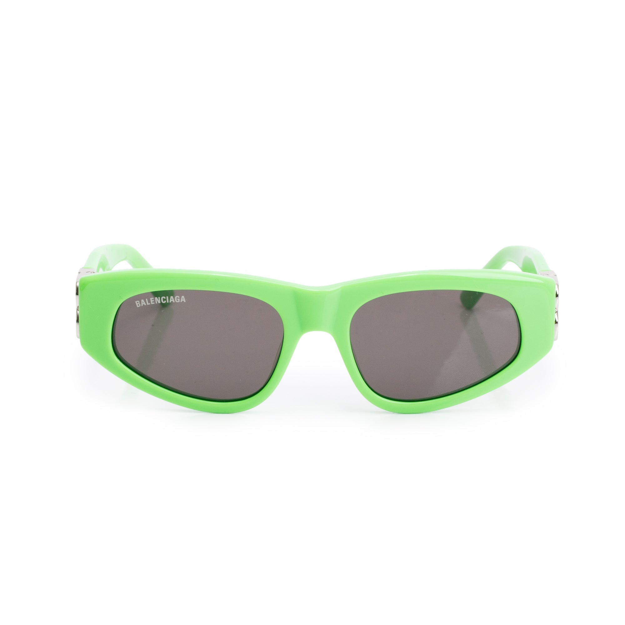 Balenciaga BB0095S Green Acetate Dynasty D-Frame Sunglasses