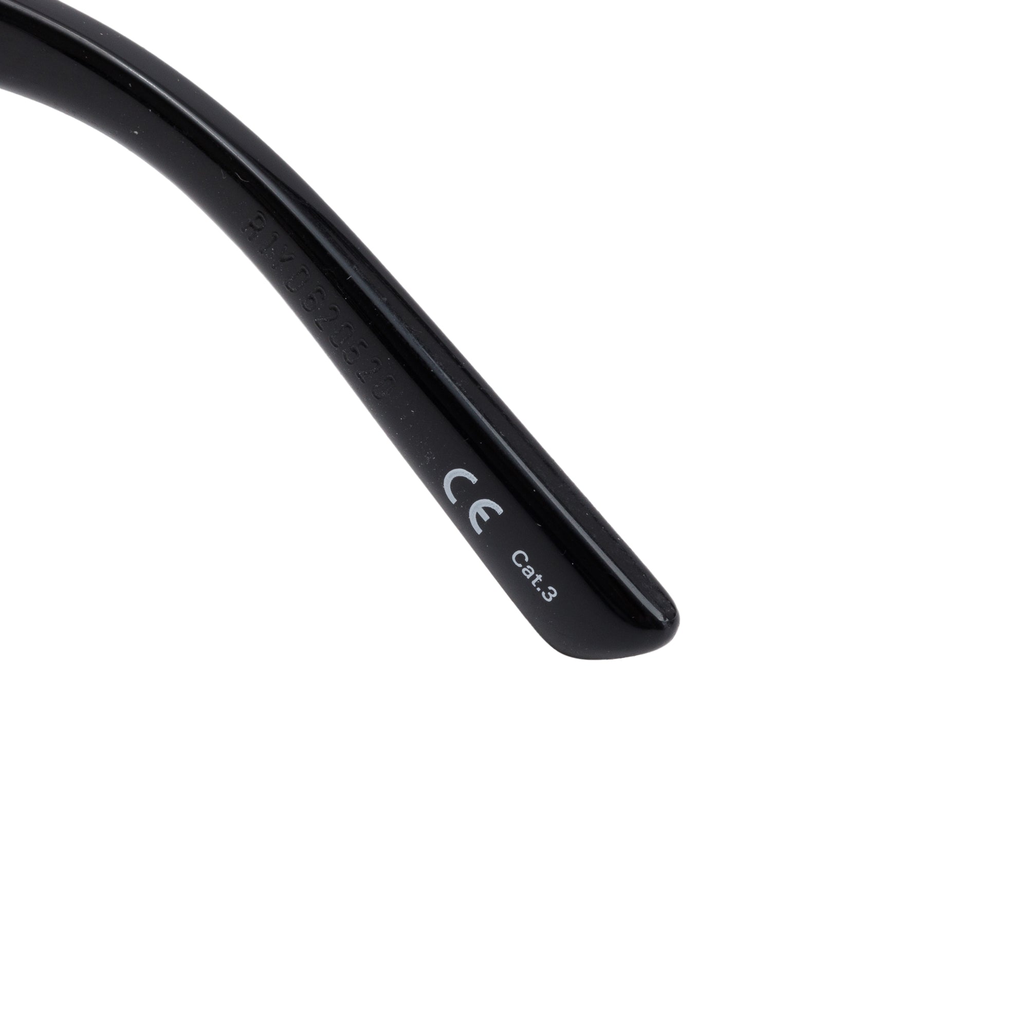 Balenciaga BB0096S Dynasty Black Acetate Rectangle Sunglasses w/ Case