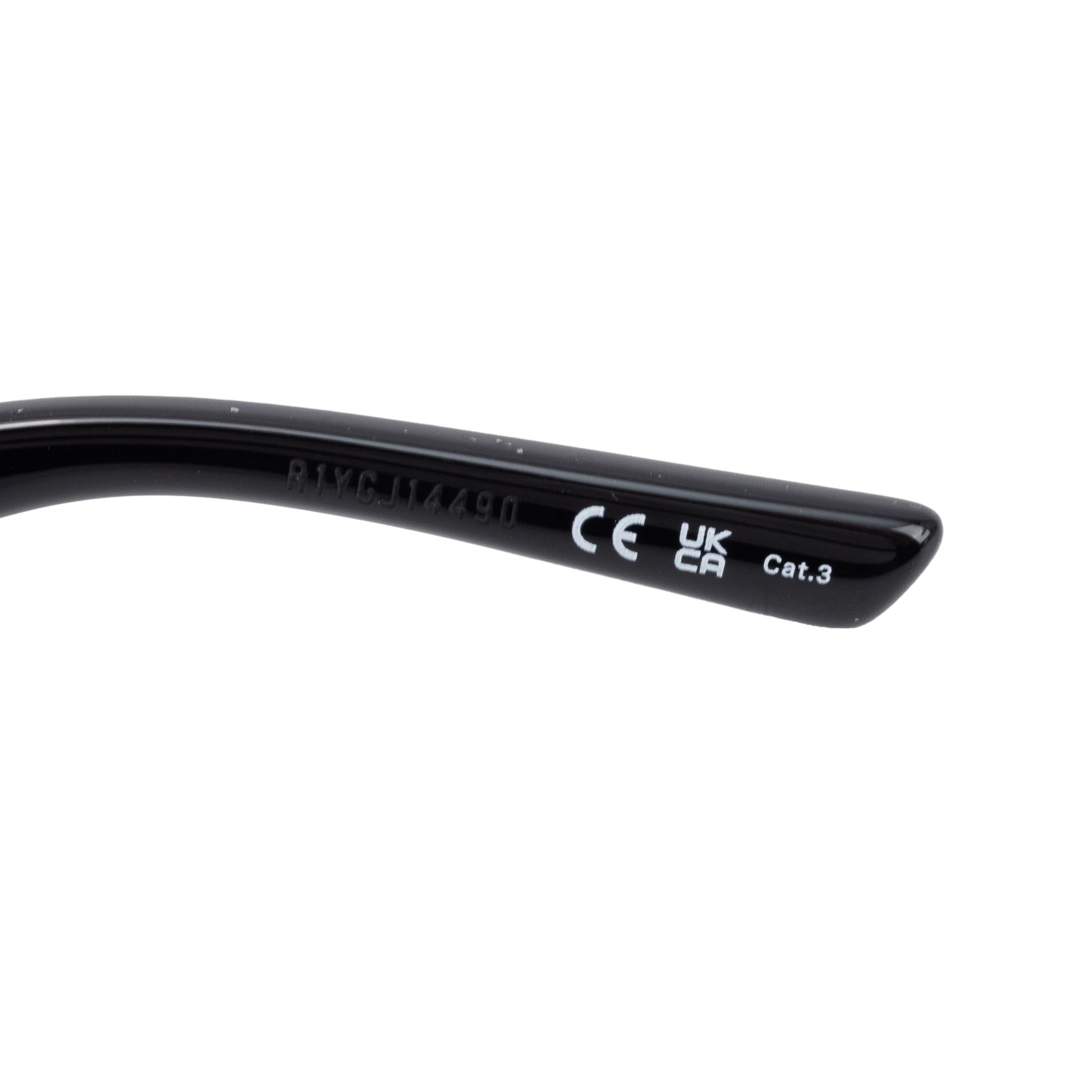 Balenciaga BB0096S Dynasty Black Acetate Rectangle Sunglasses w/ Case & Receipt