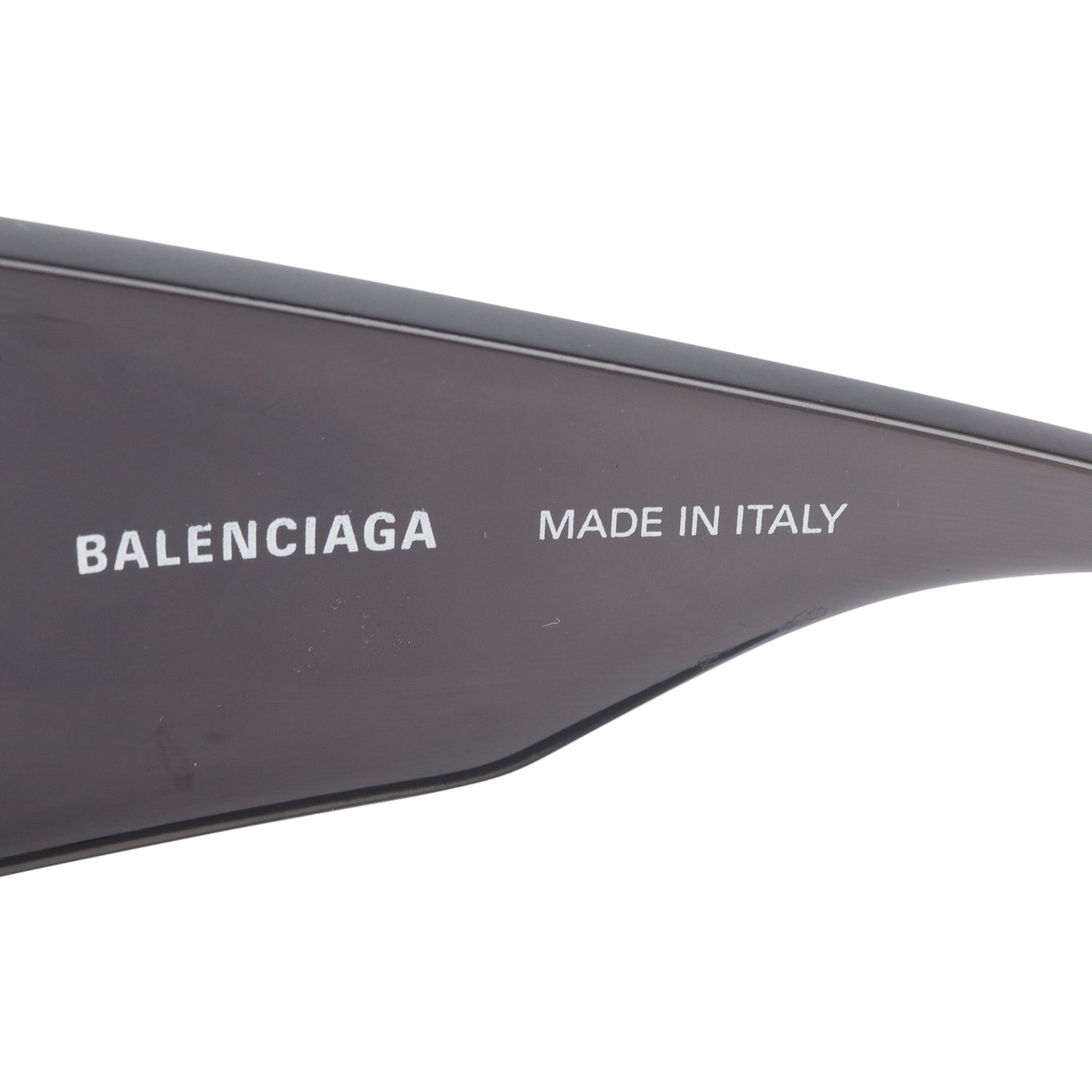 Balenciaga BB0180S Black Acetate Ski Cat Oversized Sunglasses