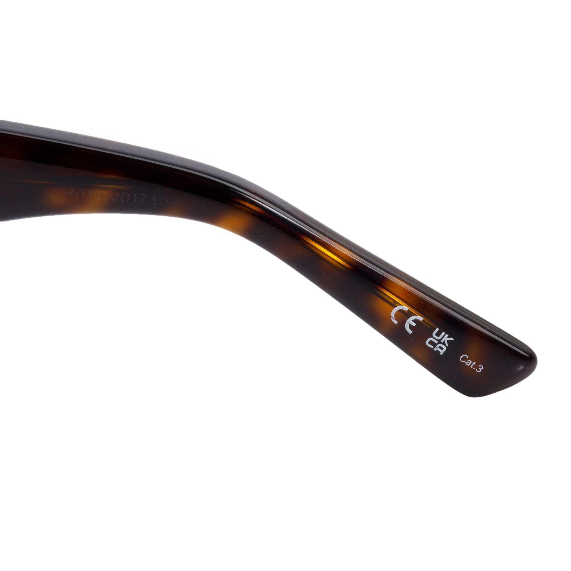 Balenciaga BB0235S Havana Acetate BB Solid Rectangular Sunglasses