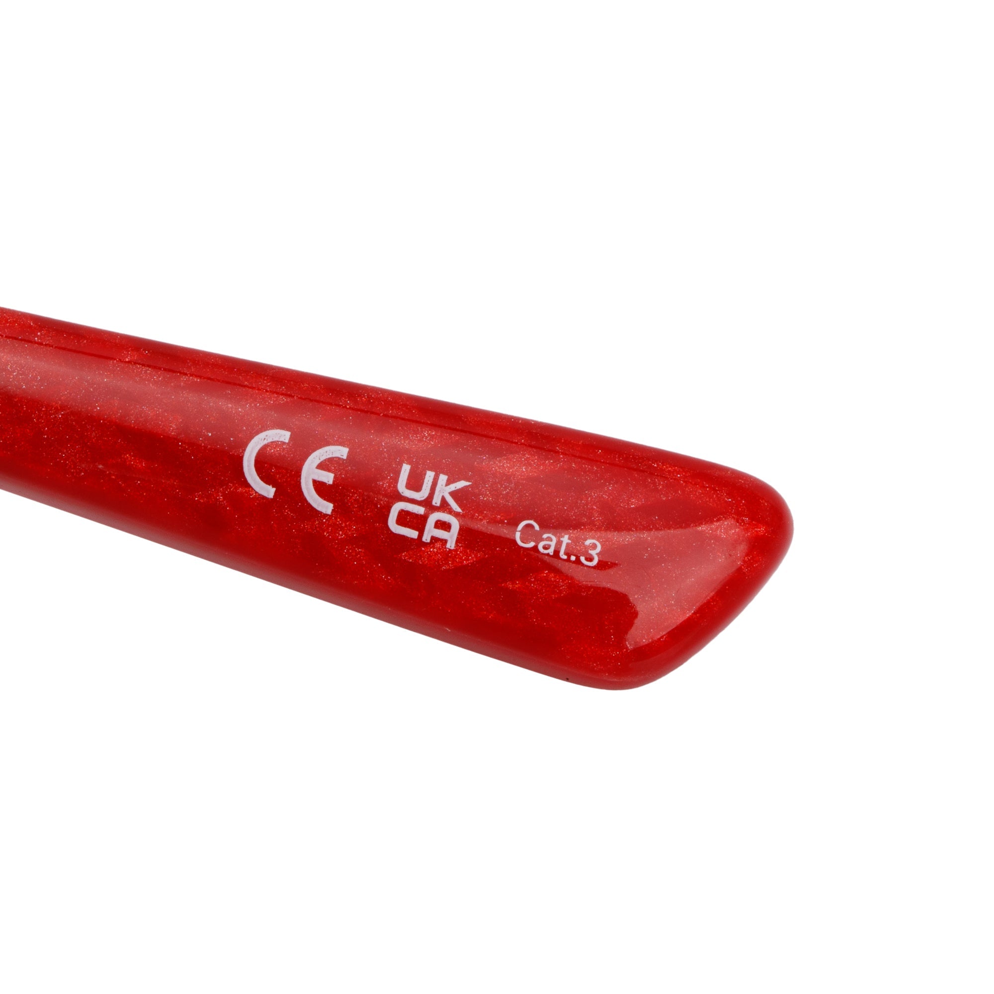 Balenciaga BB0235S Red Acetate Solid Cat-Eye Sunglasses