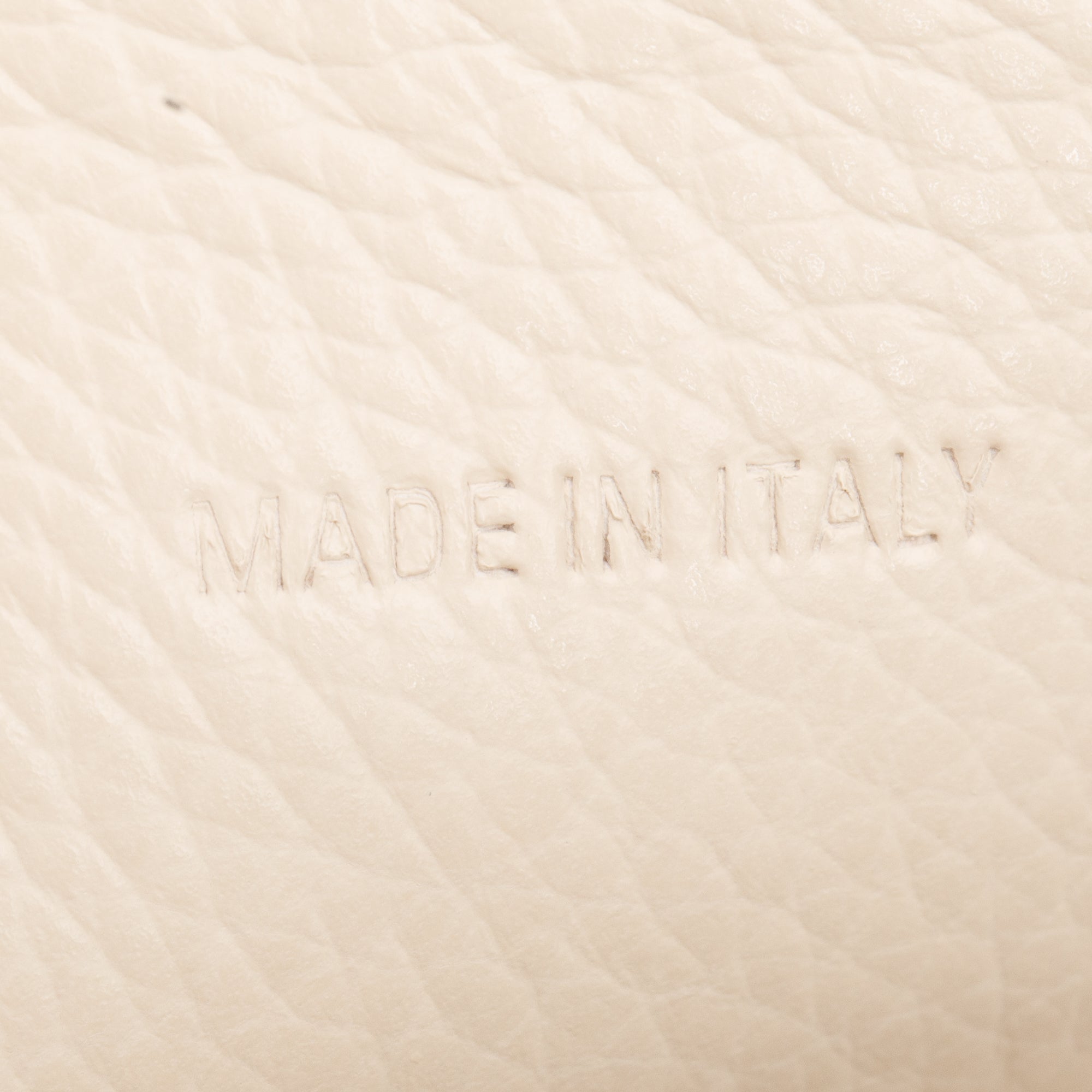 Balenciaga Beige Calfskin Leather Mini Neo Classic Top Handle Bag w/ Strap