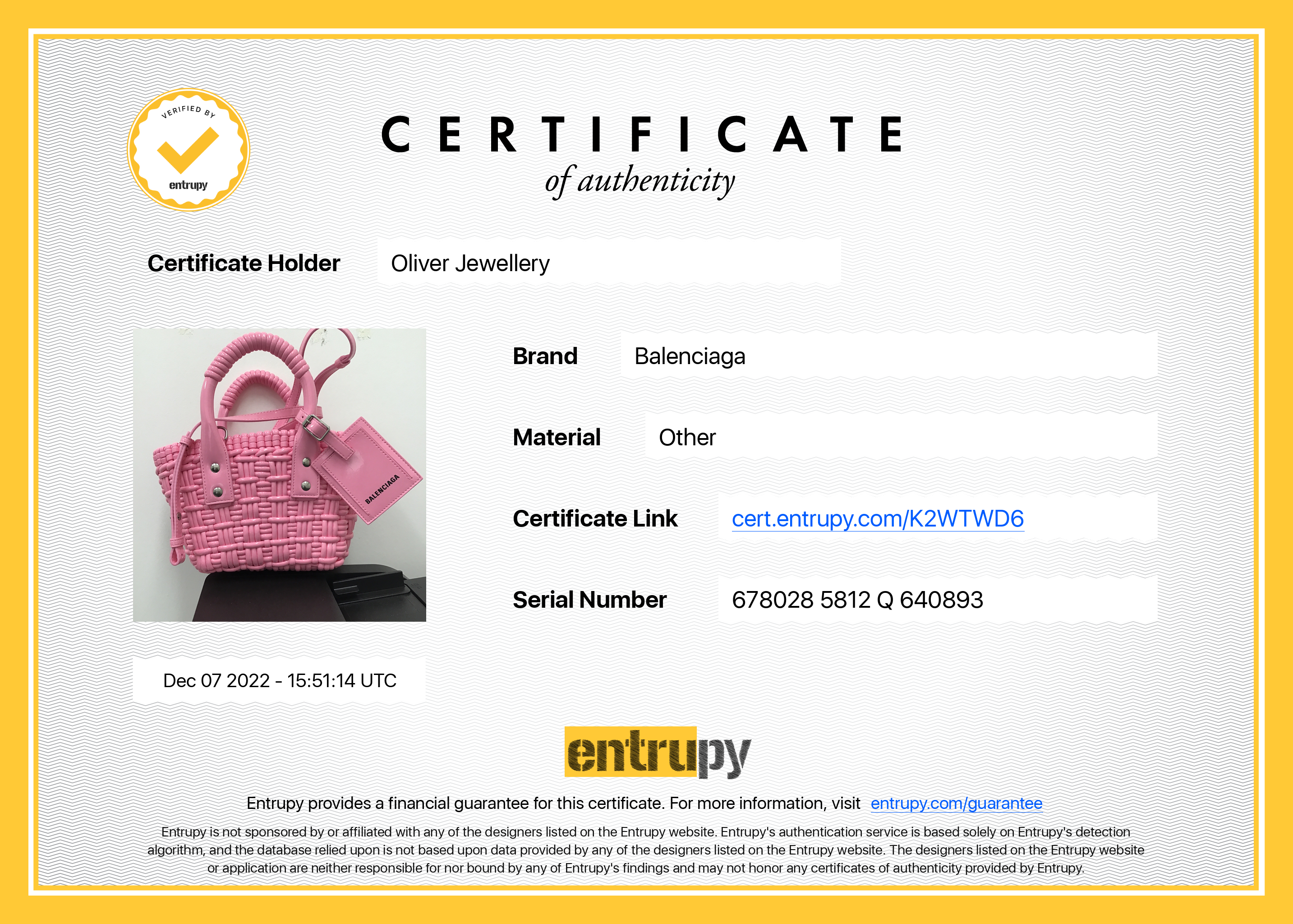 Balenciaga Bistro XXS Basket Handle Bag w/ Strap