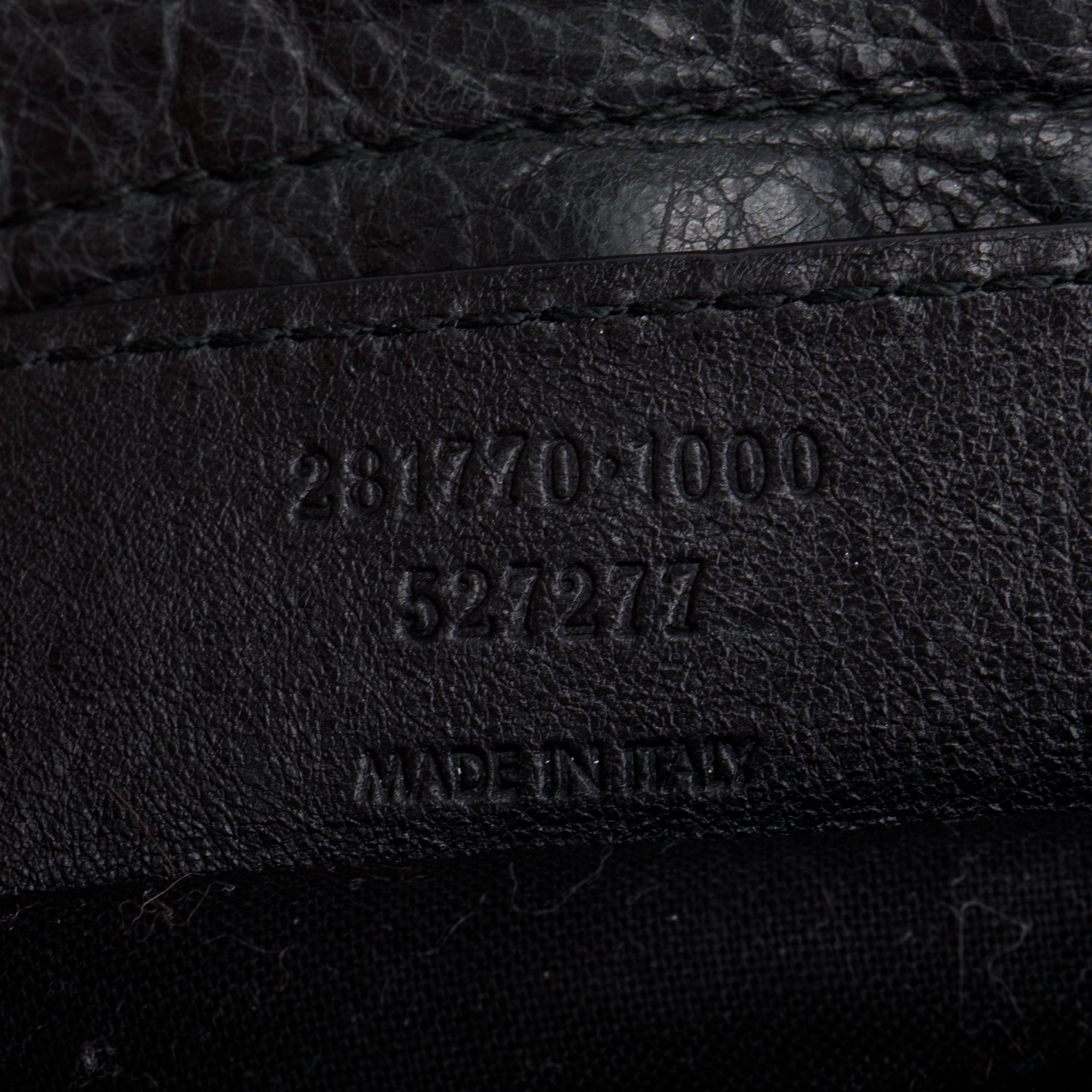 Balenciaga Black Agneau Leather Giant 12 City Bag