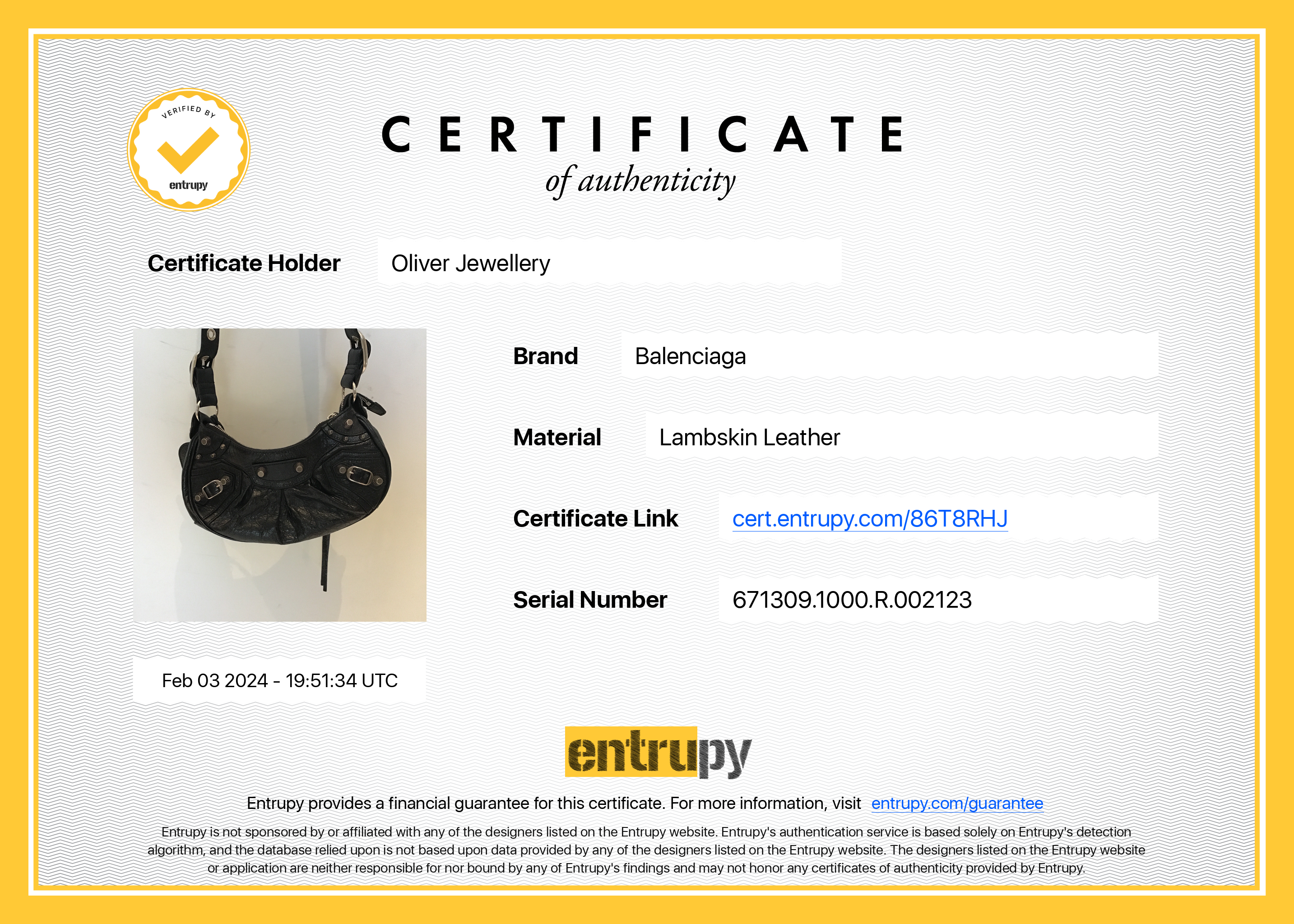 Balenciaga Black Arena Calfskin Leather Le Cagole XS Shoulder Bag