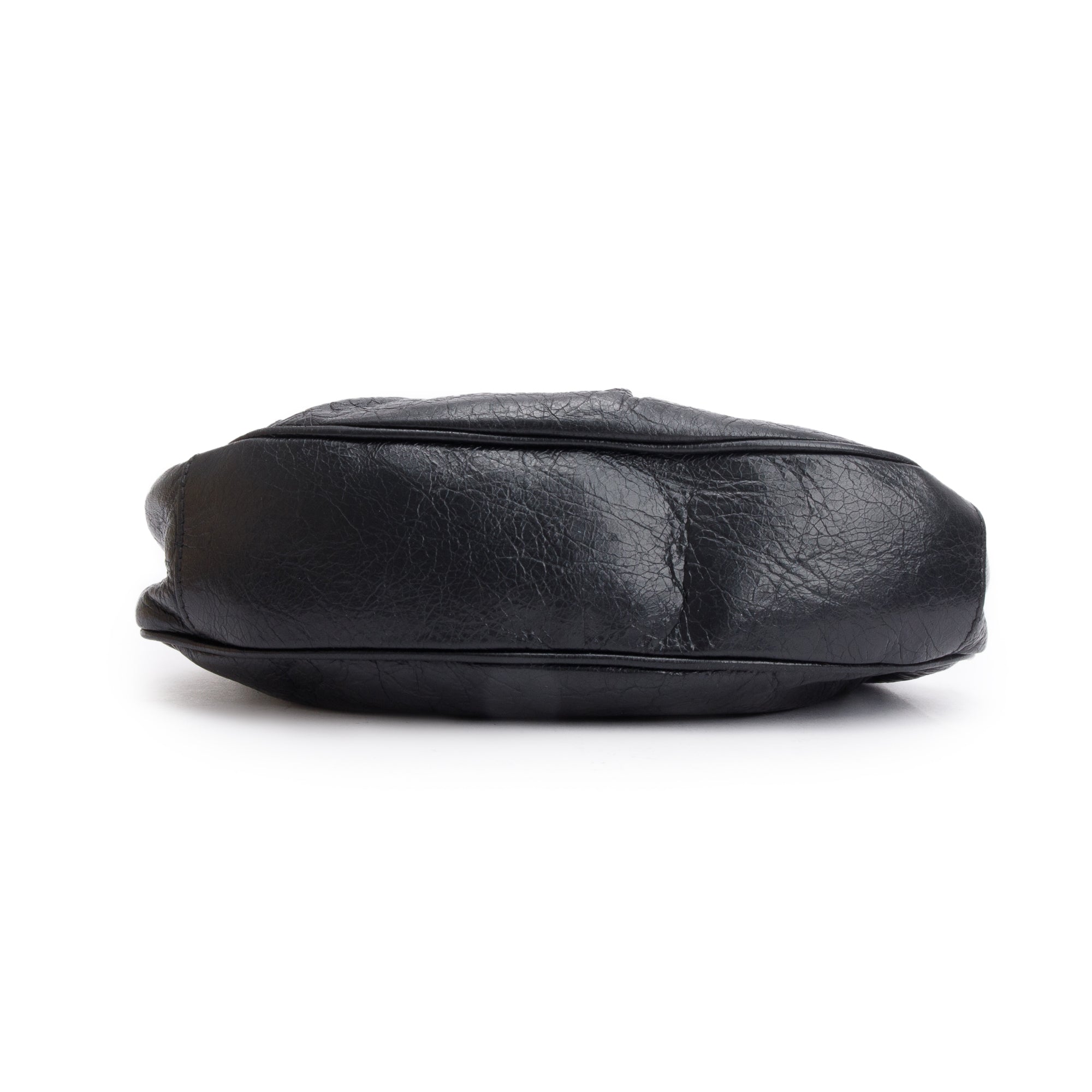 Balenciaga Black Arena Calfskin Leather Le Cagole XS Shoulder Bag w/ Receipt