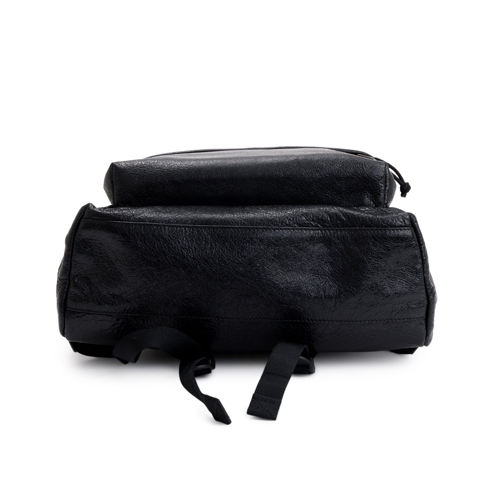 Balenciaga Black Arena Lambskin Leather Explorer Backpack