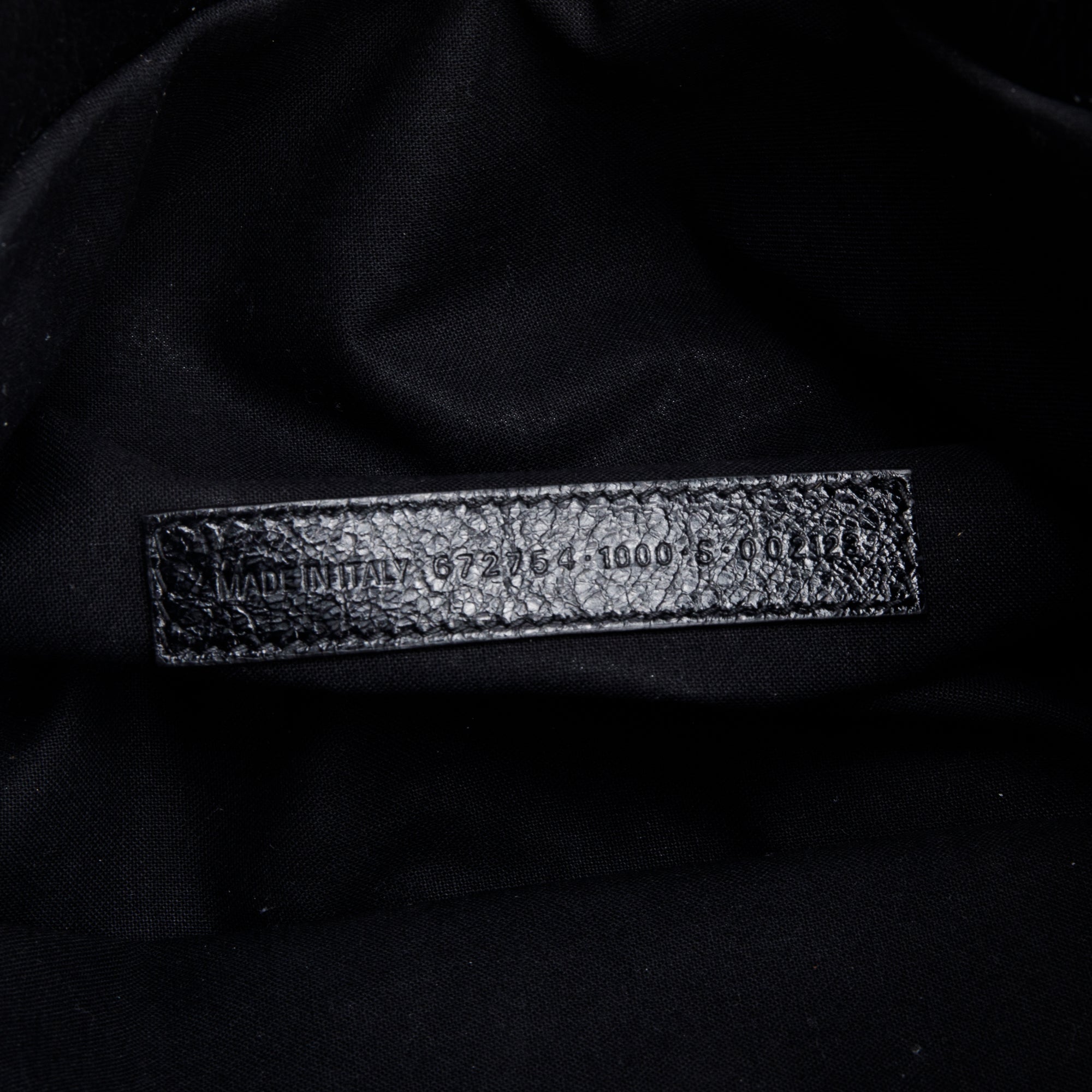 Balenciaga Black Arena Leather Le Cagole Medium Shoulder Bag