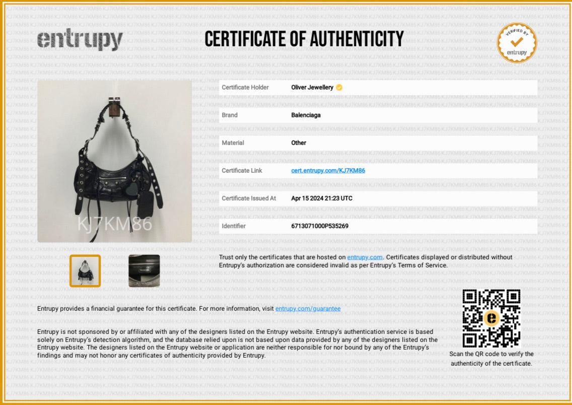 Balenciaga Black Arena Leather Le Cagole Small Shoulder Bag