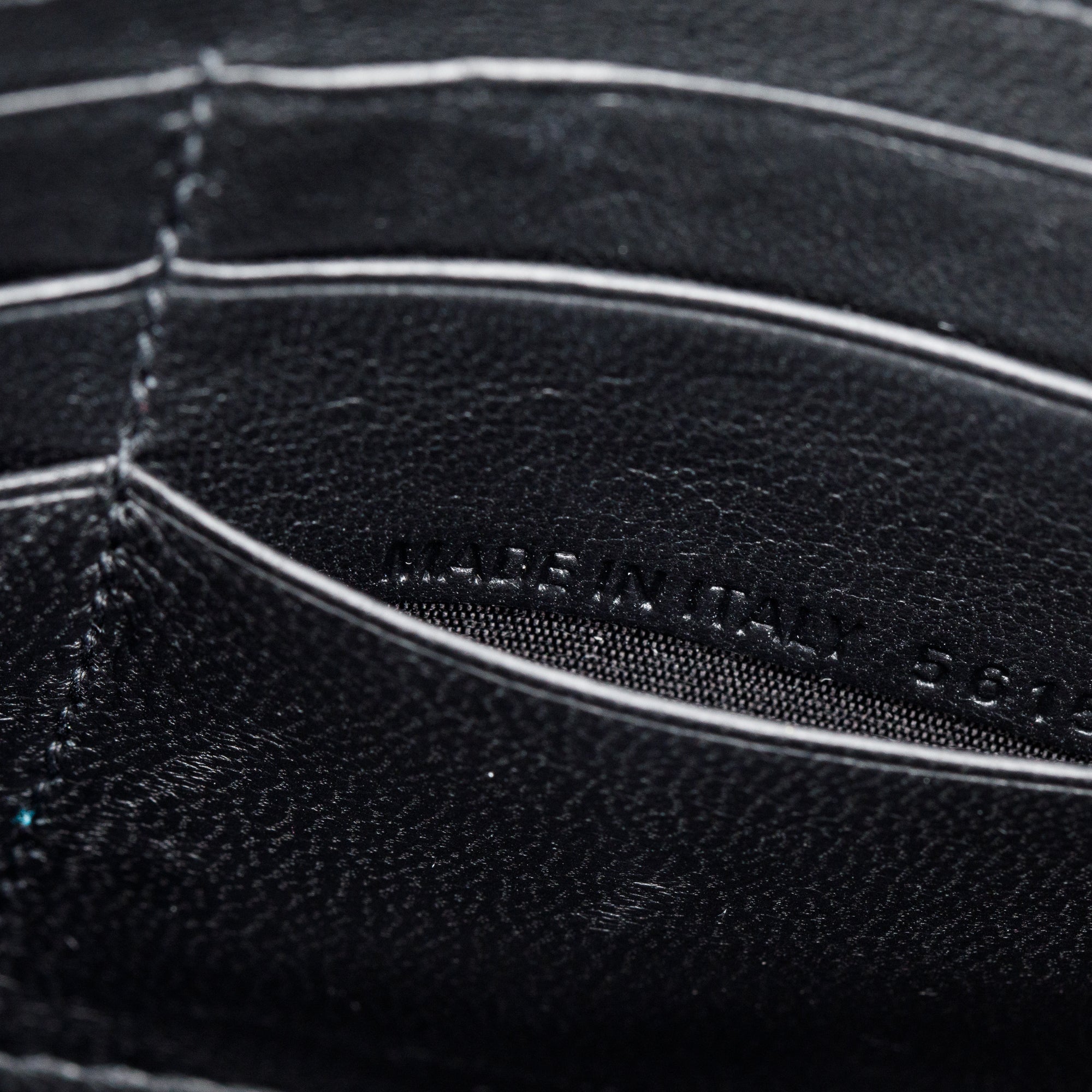 Balenciaga Black Calfskin Leather BB Wallet on Chain