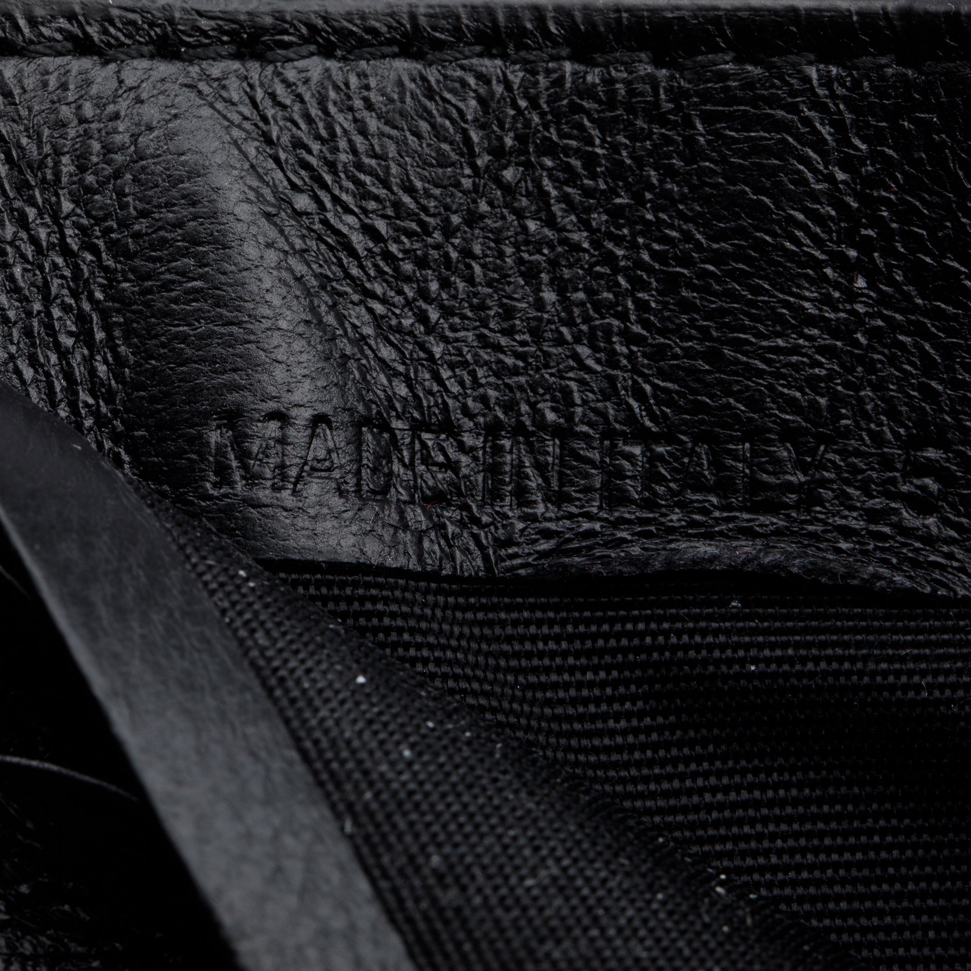 Balenciaga Black Calfskin Leather Cash Square Bifold Wallet