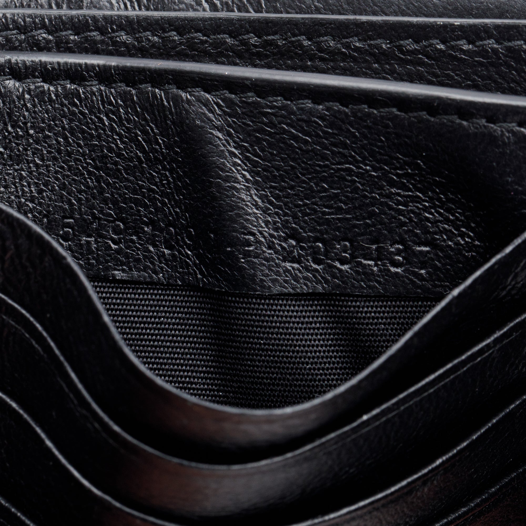 Balenciaga Black Calfskin Leather Cash Square Bifold Wallet