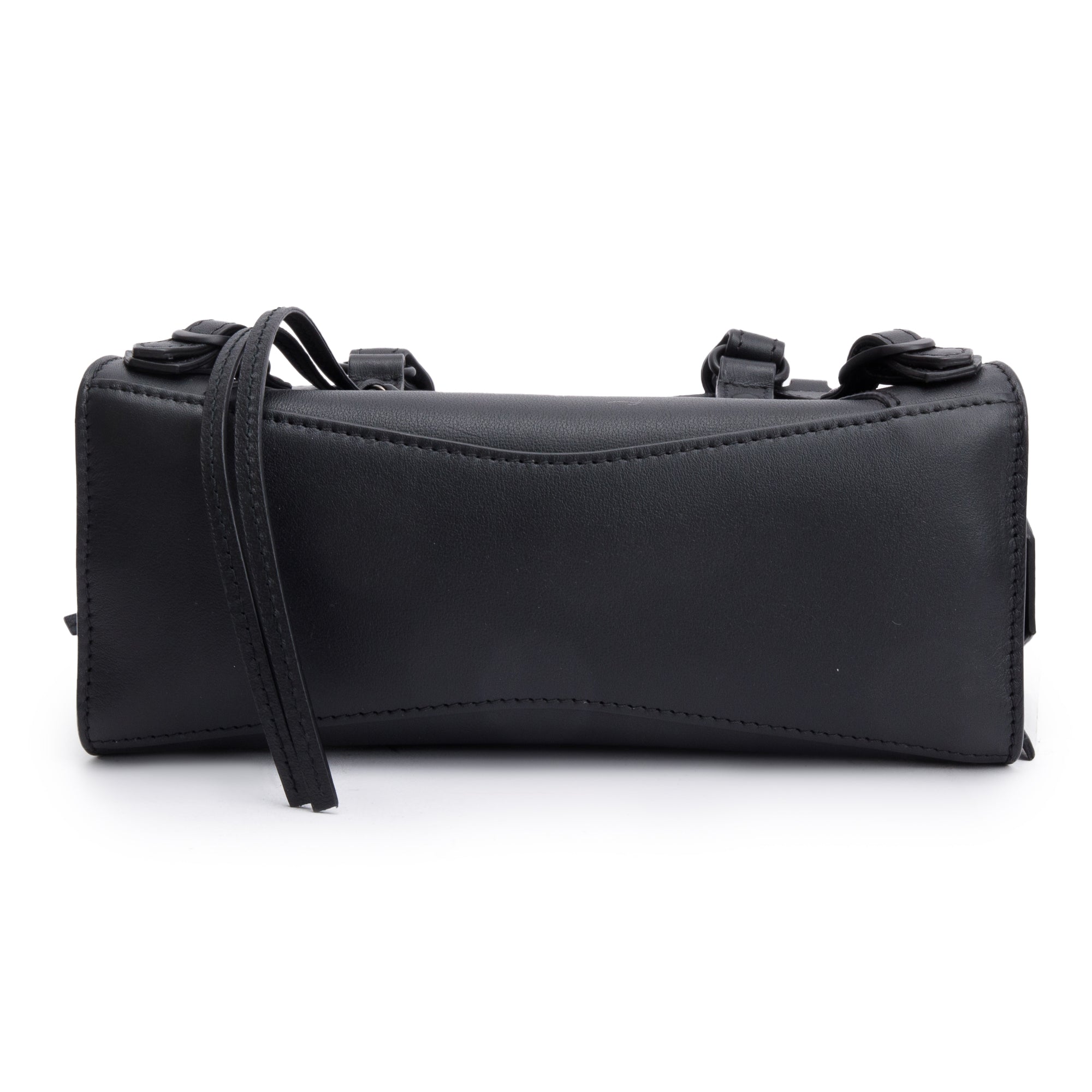 Balenciaga Black Calfskin Leather MIni Neo Classic Top Handle Bag w/ Strap