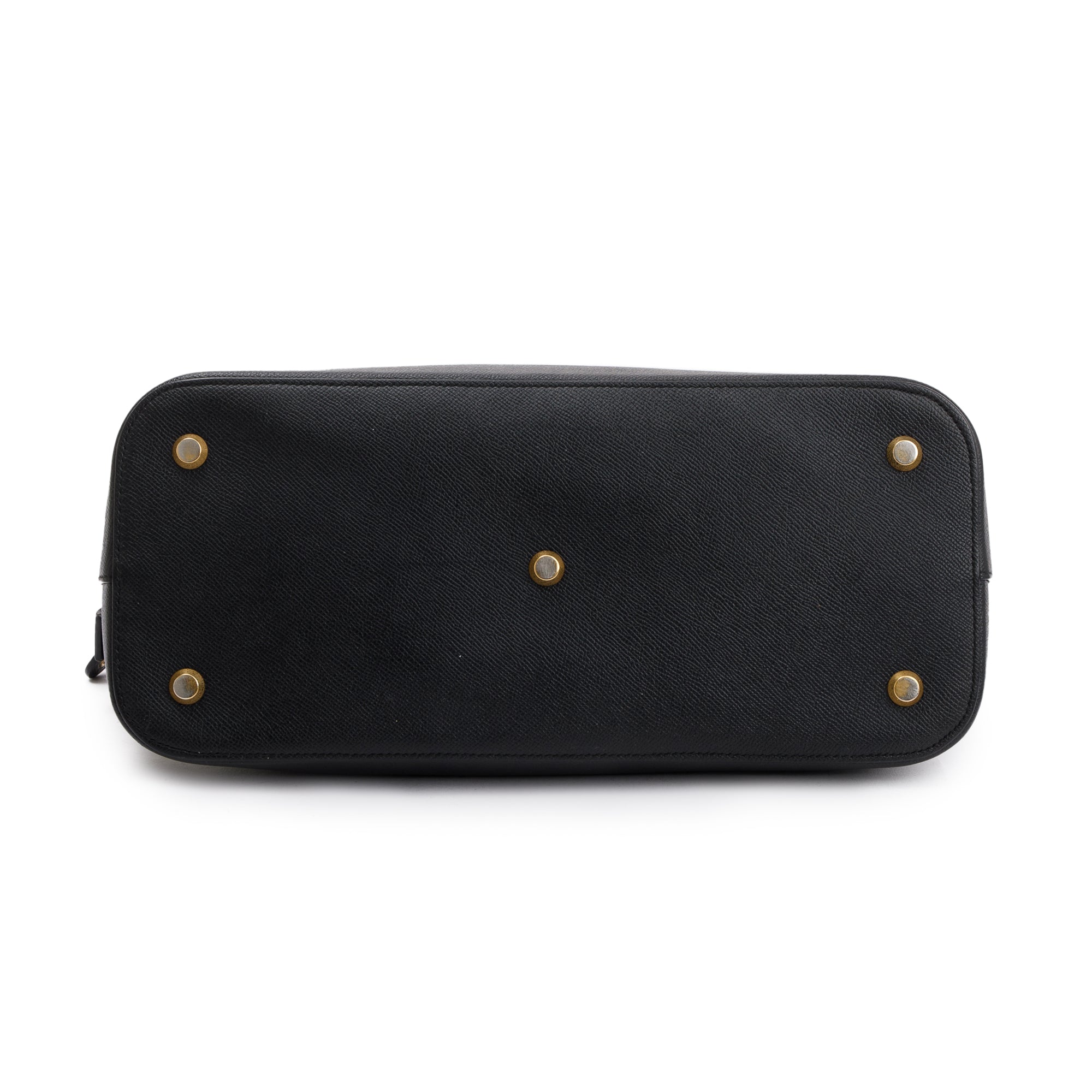 Balenciaga Black Calfskin Leather Ville M Top Handle Bag