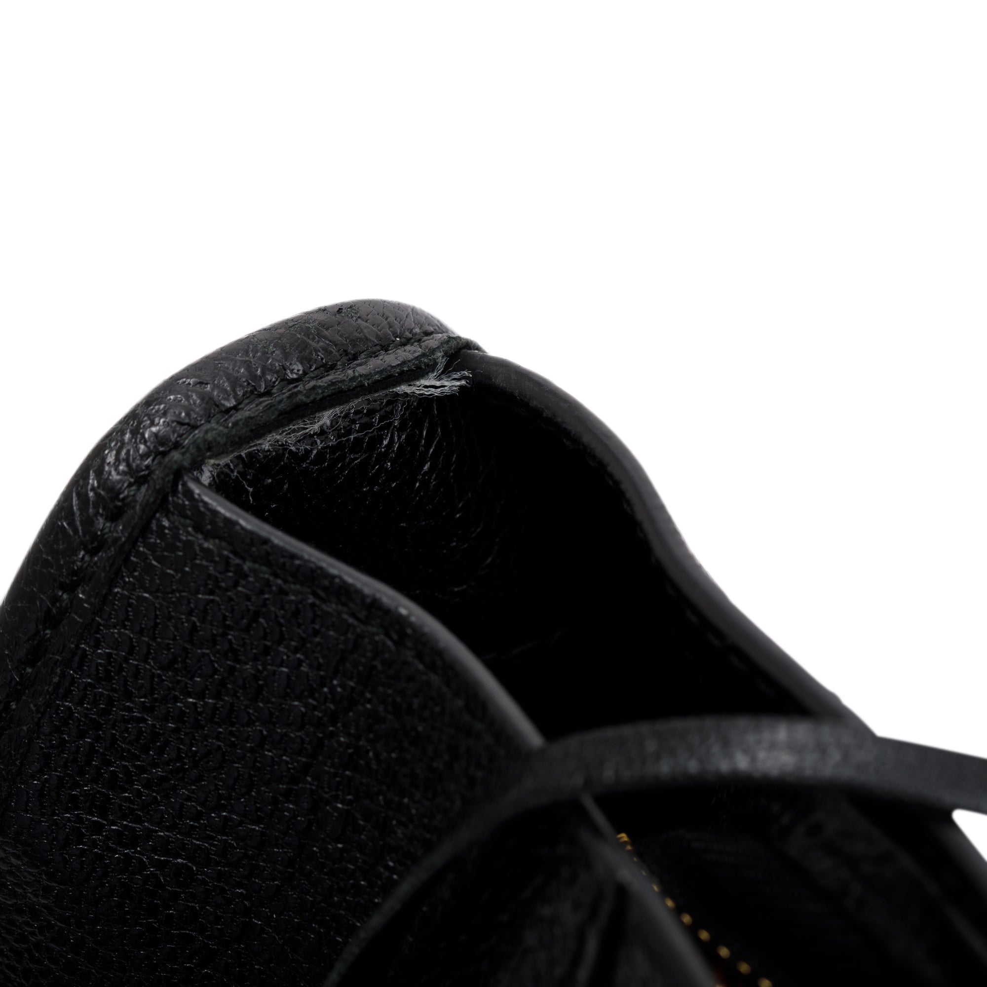 Balenciaga Black Chevre Leather Metallic Edge City Bag