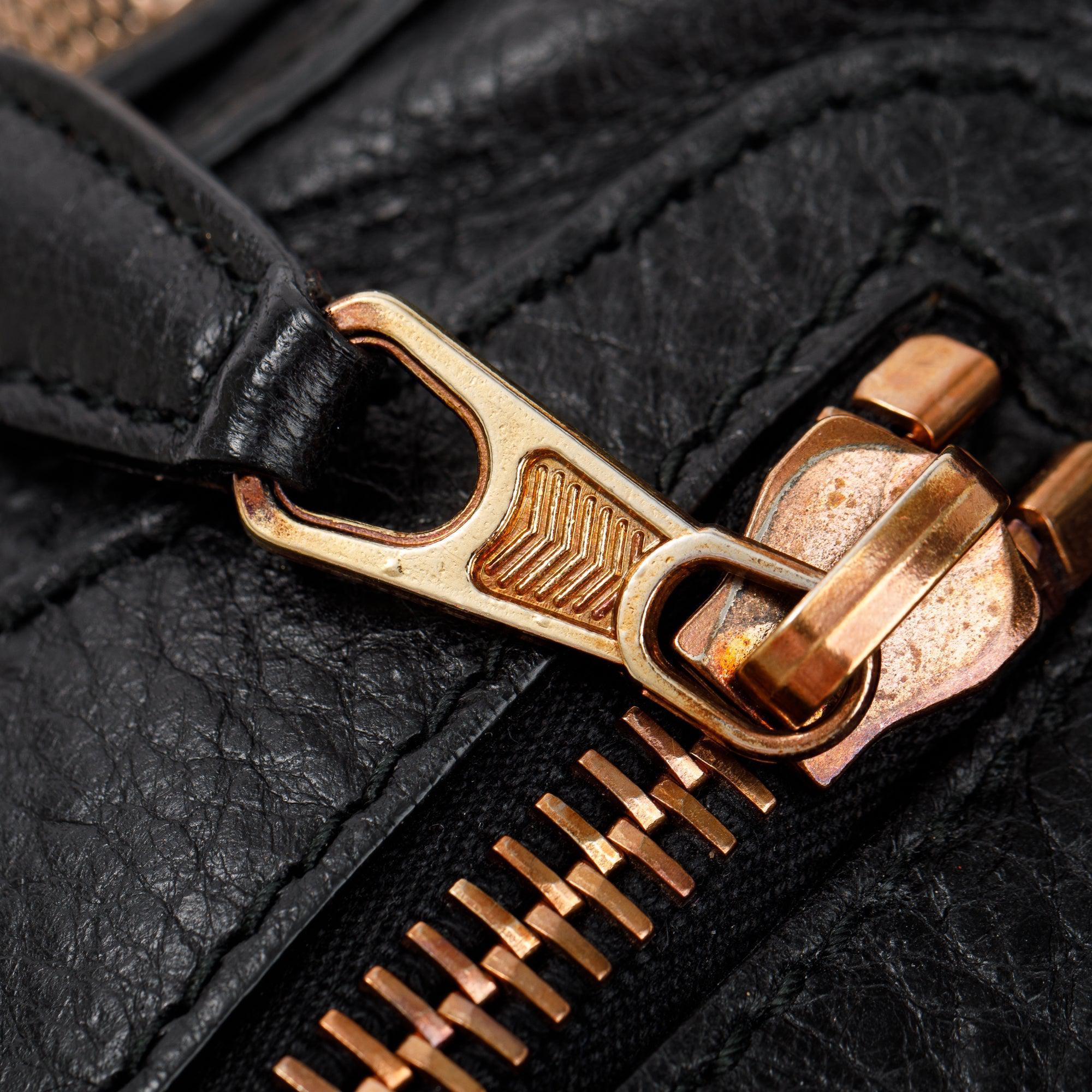 Balenciaga Black Distressed Arena Leather Giant 21 City Bag