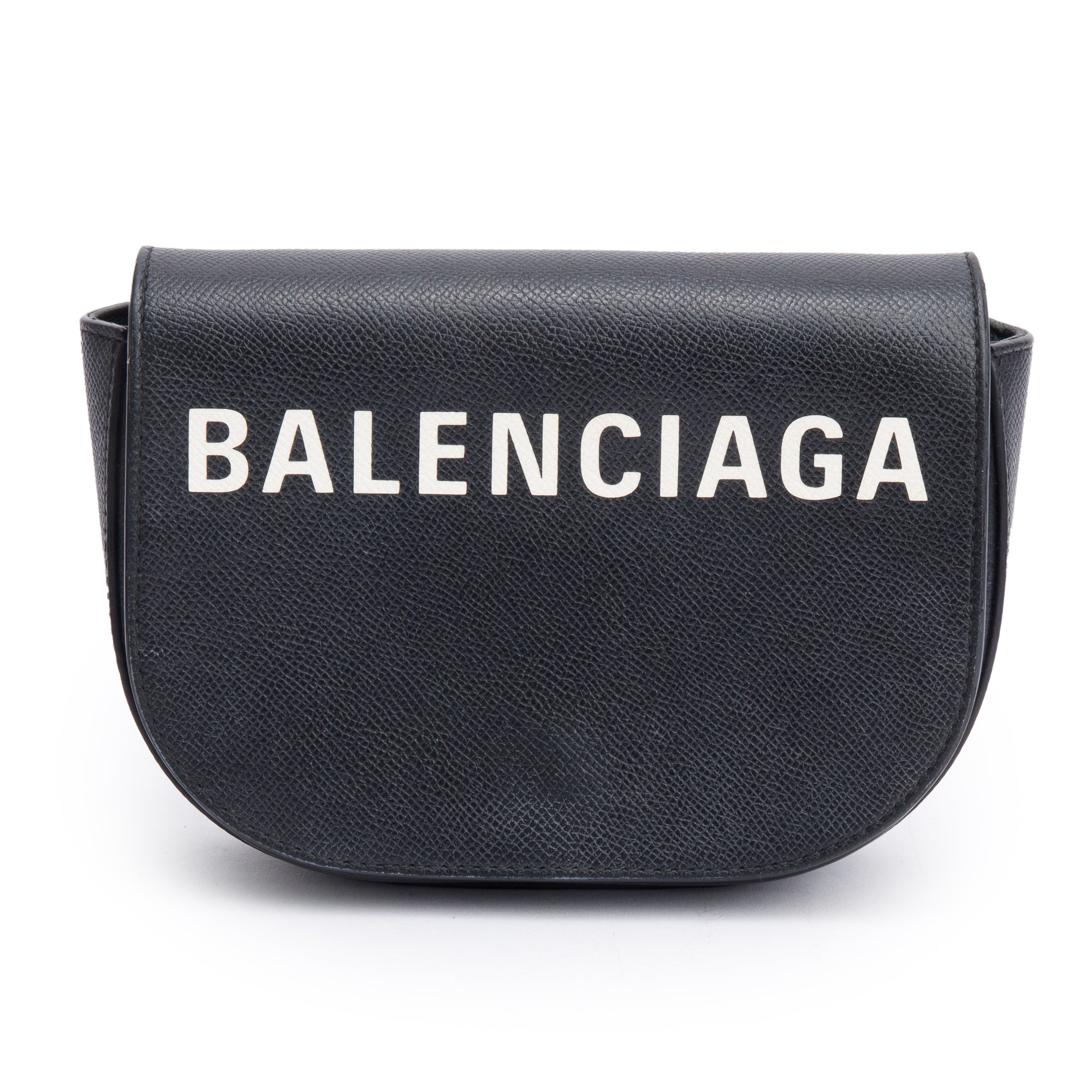 Balenciaga Black Leather Extra Small Ville Day Crossbody Bag